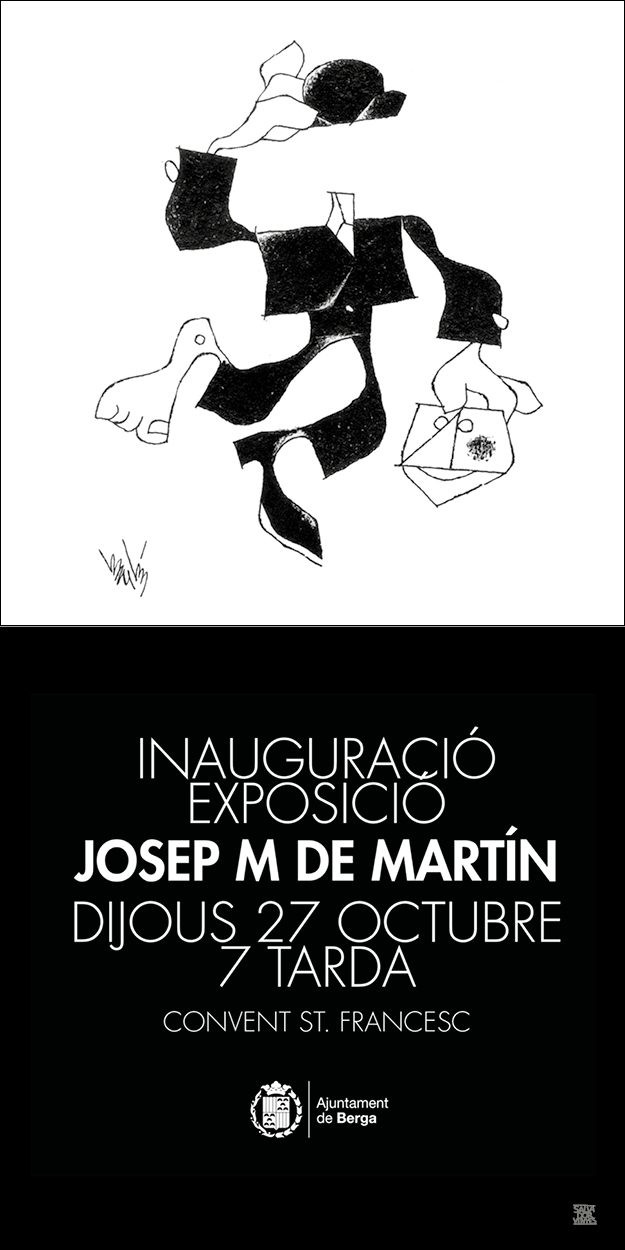Cartell - Exposició: 'Josep Maria de Martín. Passió intel·lectual' 