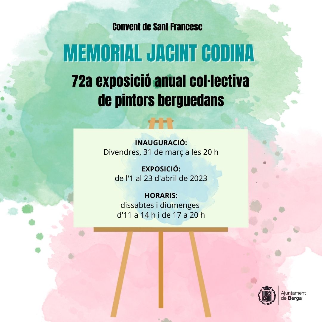72a exposició anual col·lectiva de pintura Memorial Jacint Codina