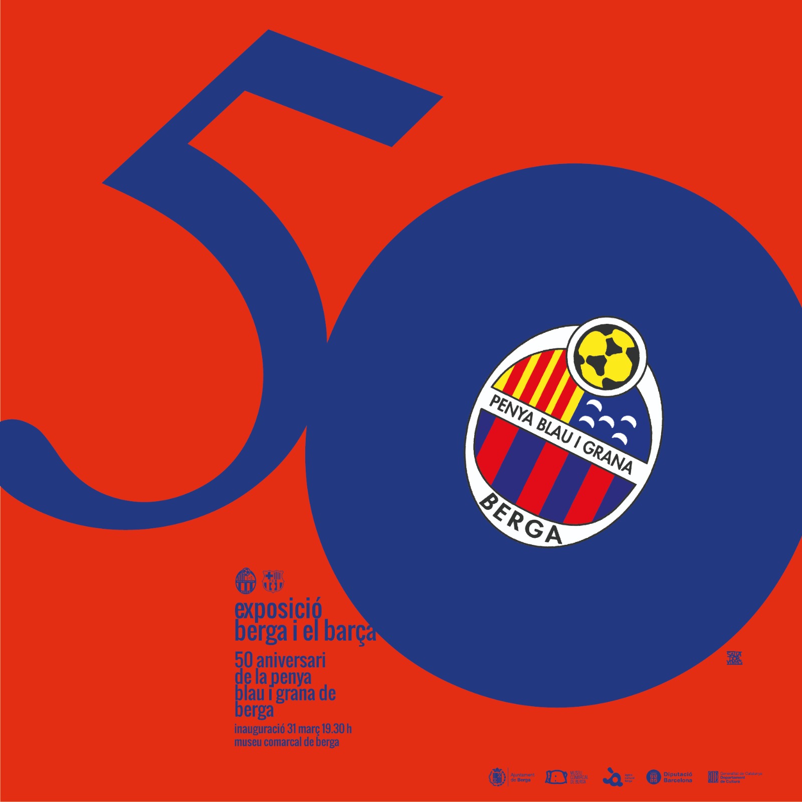 Cartell: 'Berga i el Barça' 
