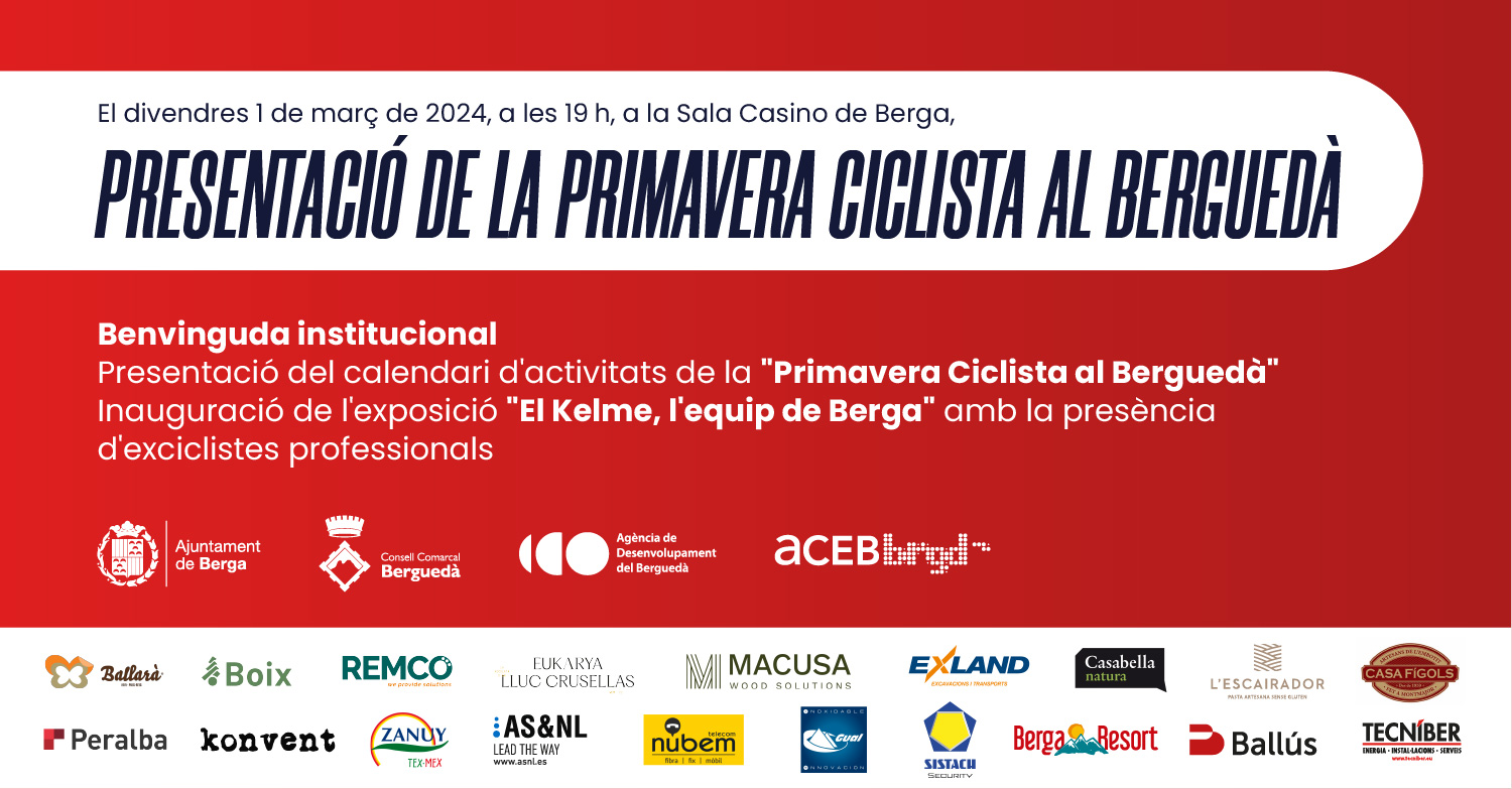 Presentació: "Primavera Ciclista al Berguedà"