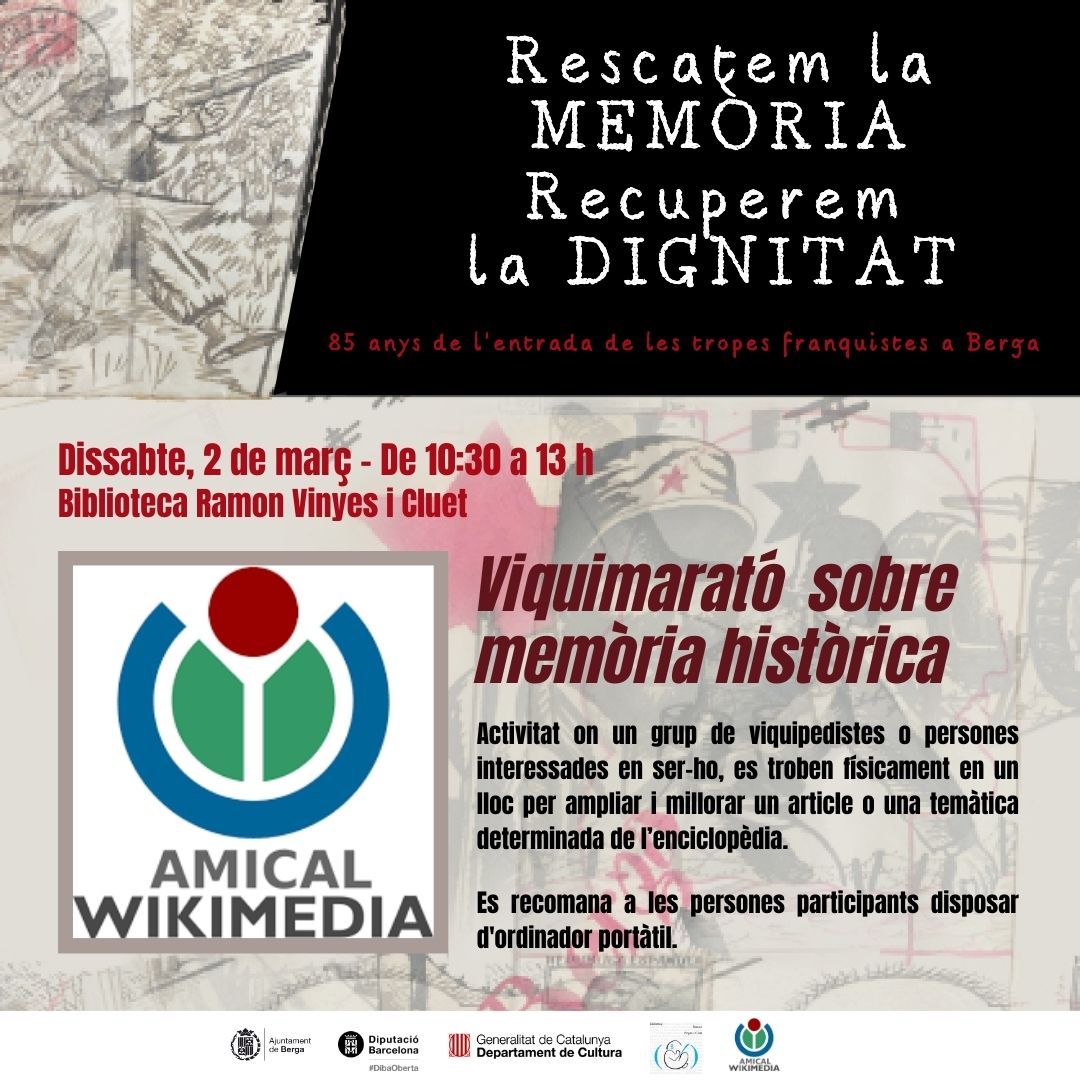 Viquimarató sobre memòria històrica