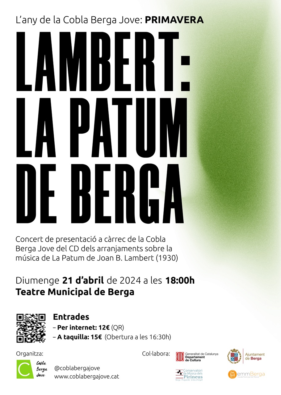 Concert: "Lambert: La Patum de Berga"