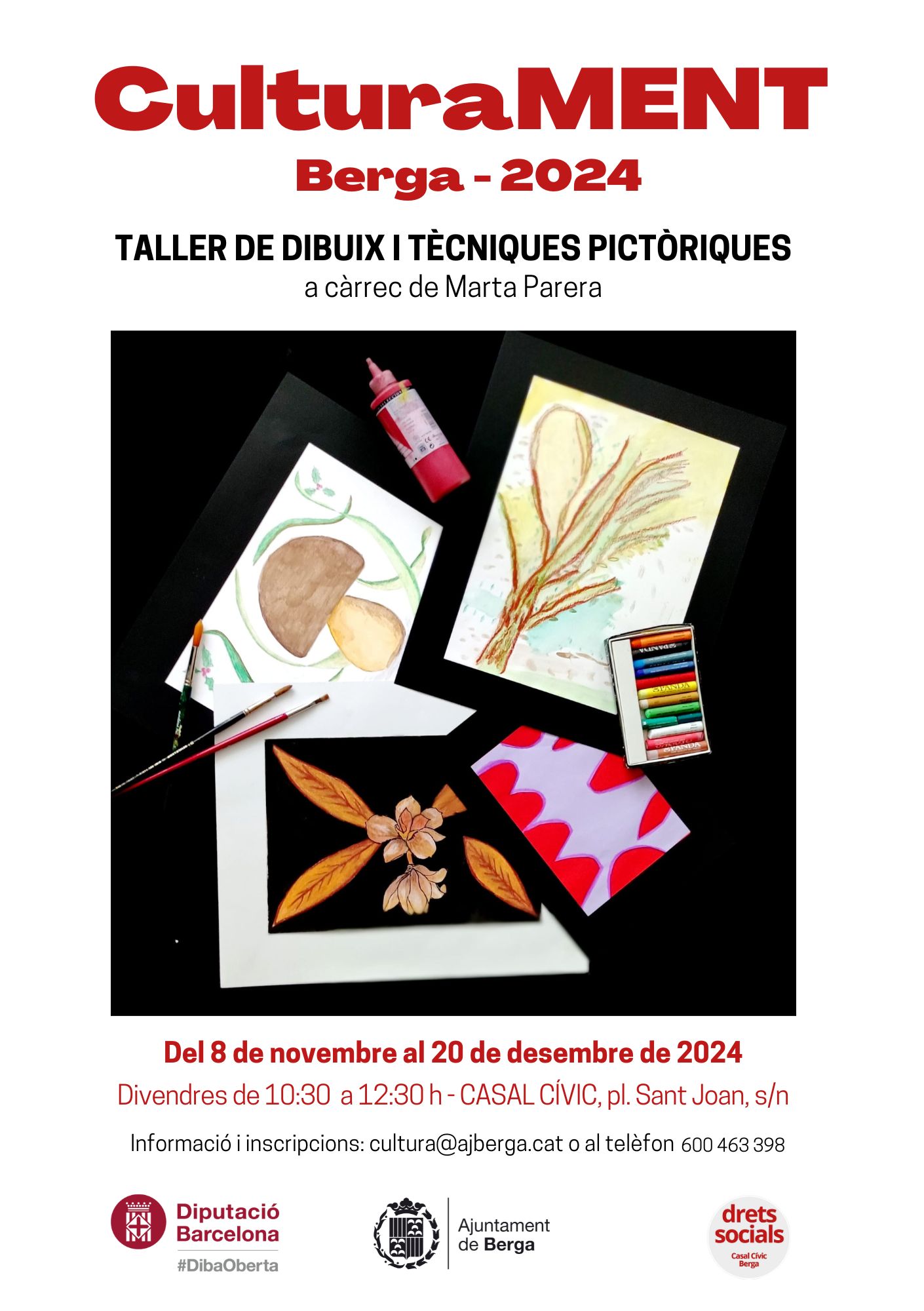 CulturaMENT: taller de dibuix i tècniques pictòriques