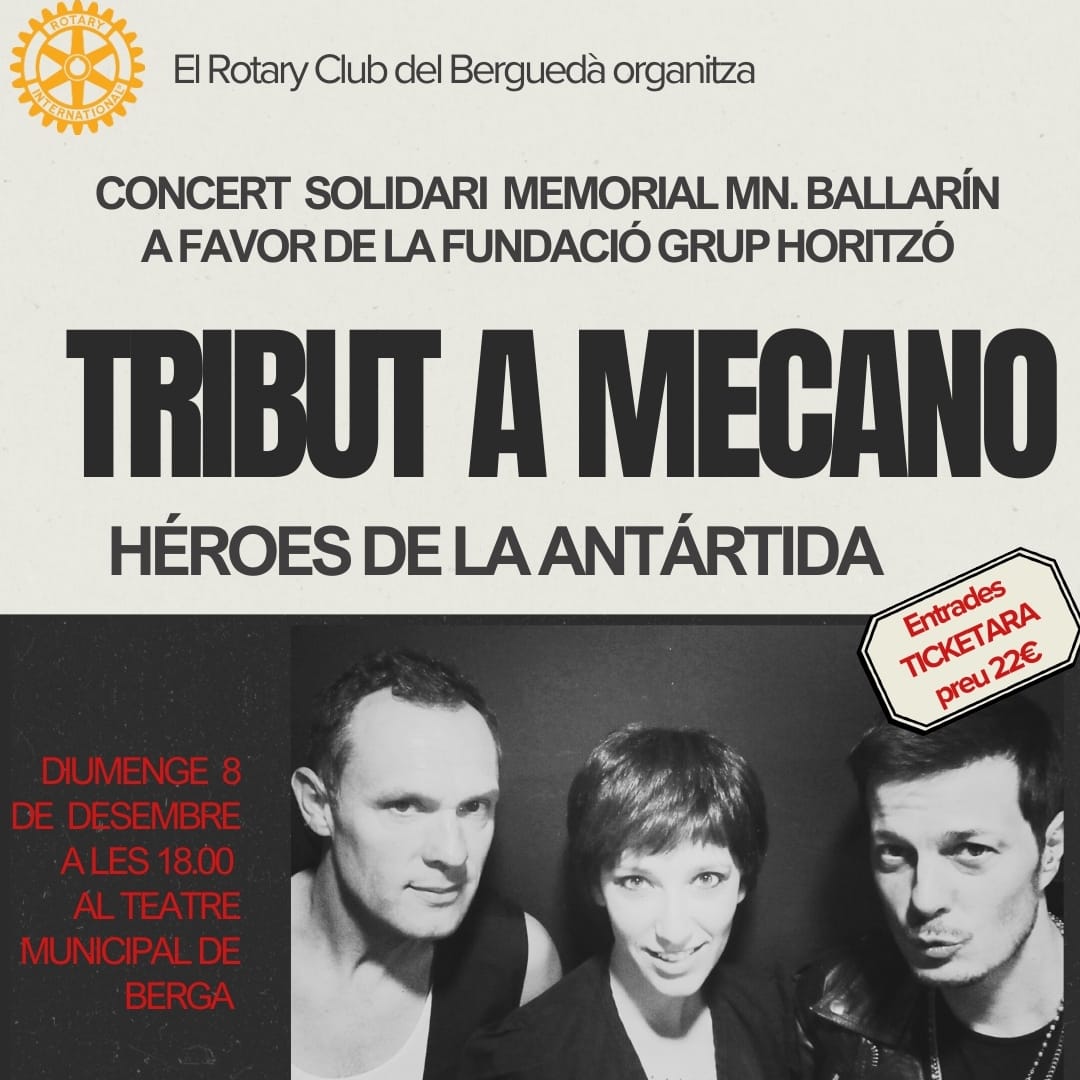 Concert: Héroes de la Antártida. Tribut a Mecano