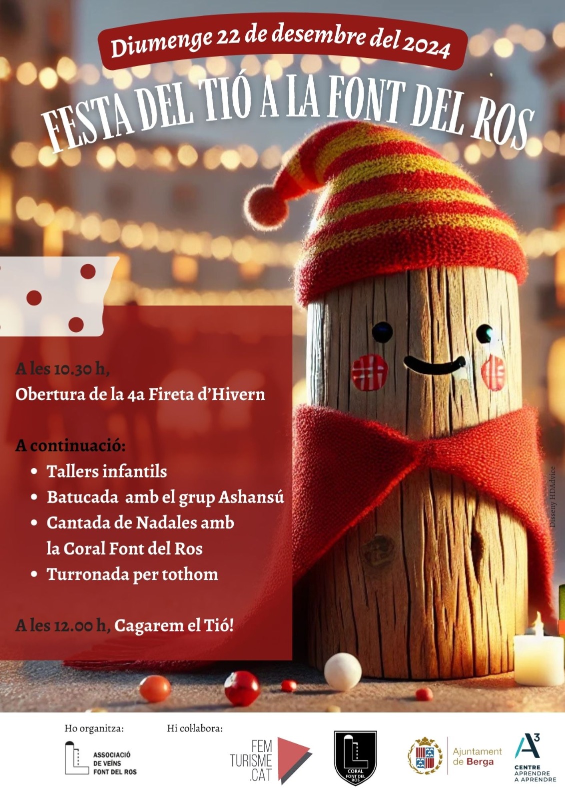 Festa del Tió a la Font del Ros