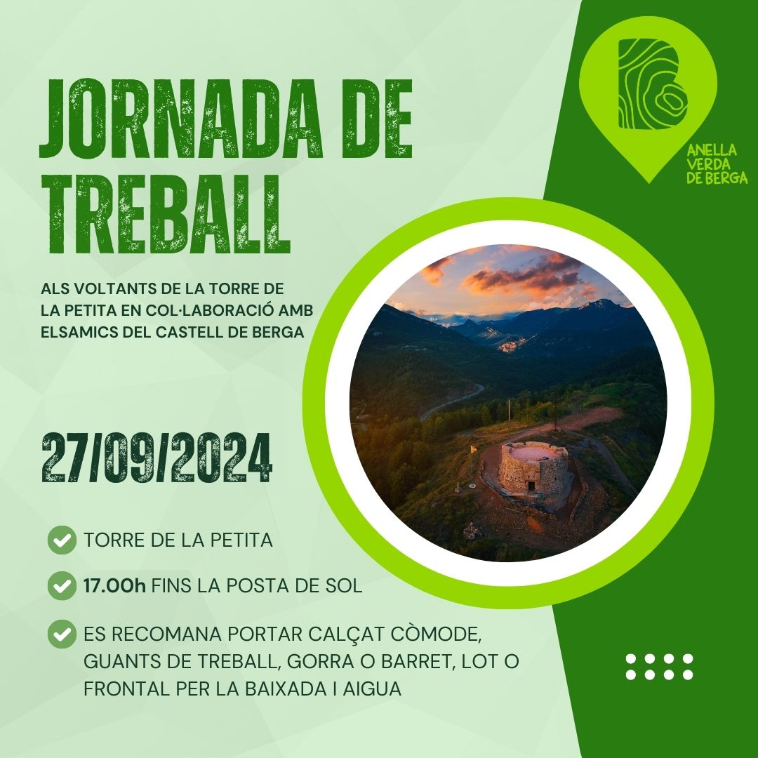 Anella Verda: Jornada de treball a la Torre de la Petita