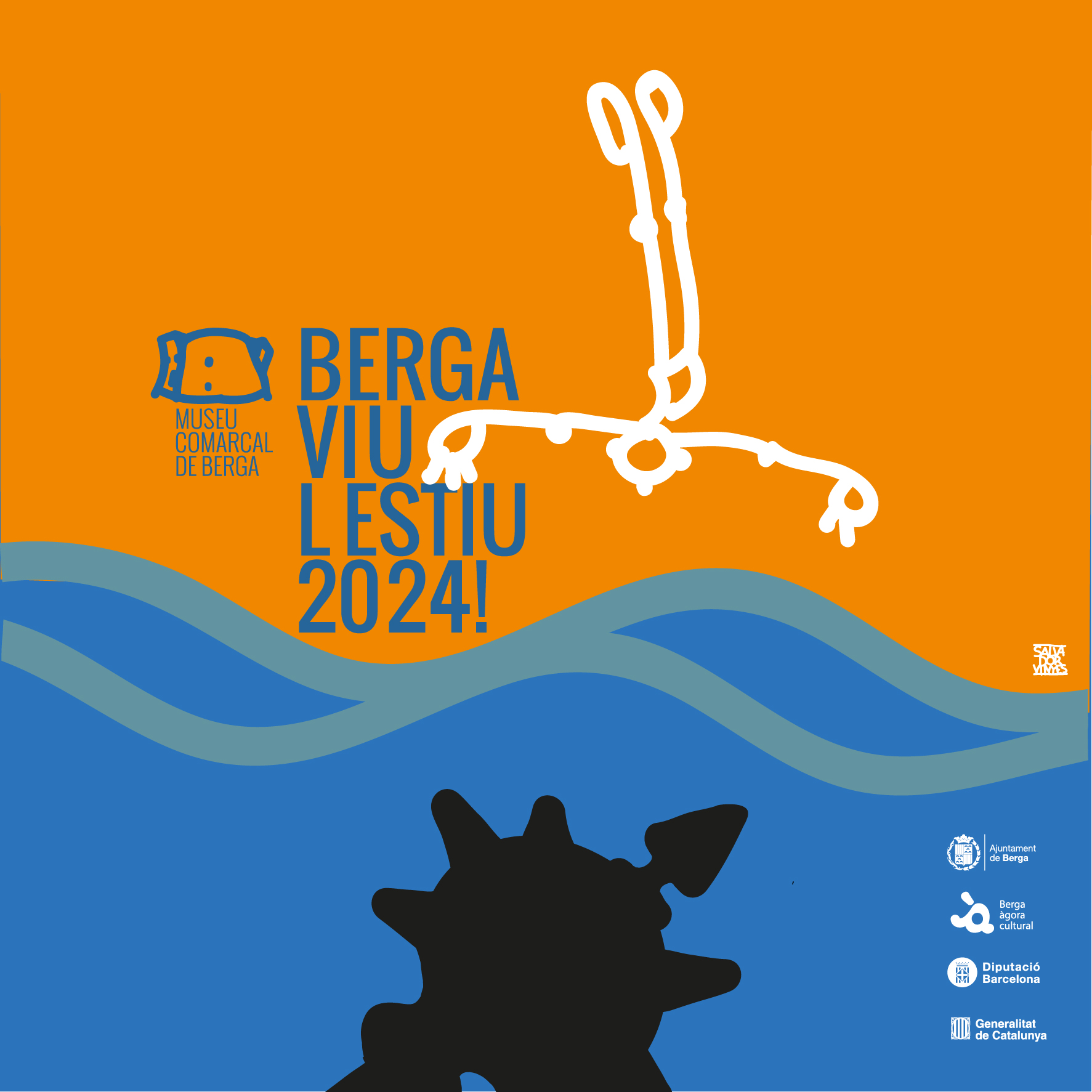 Cartell 'Berga viu l'estiu' de 2024