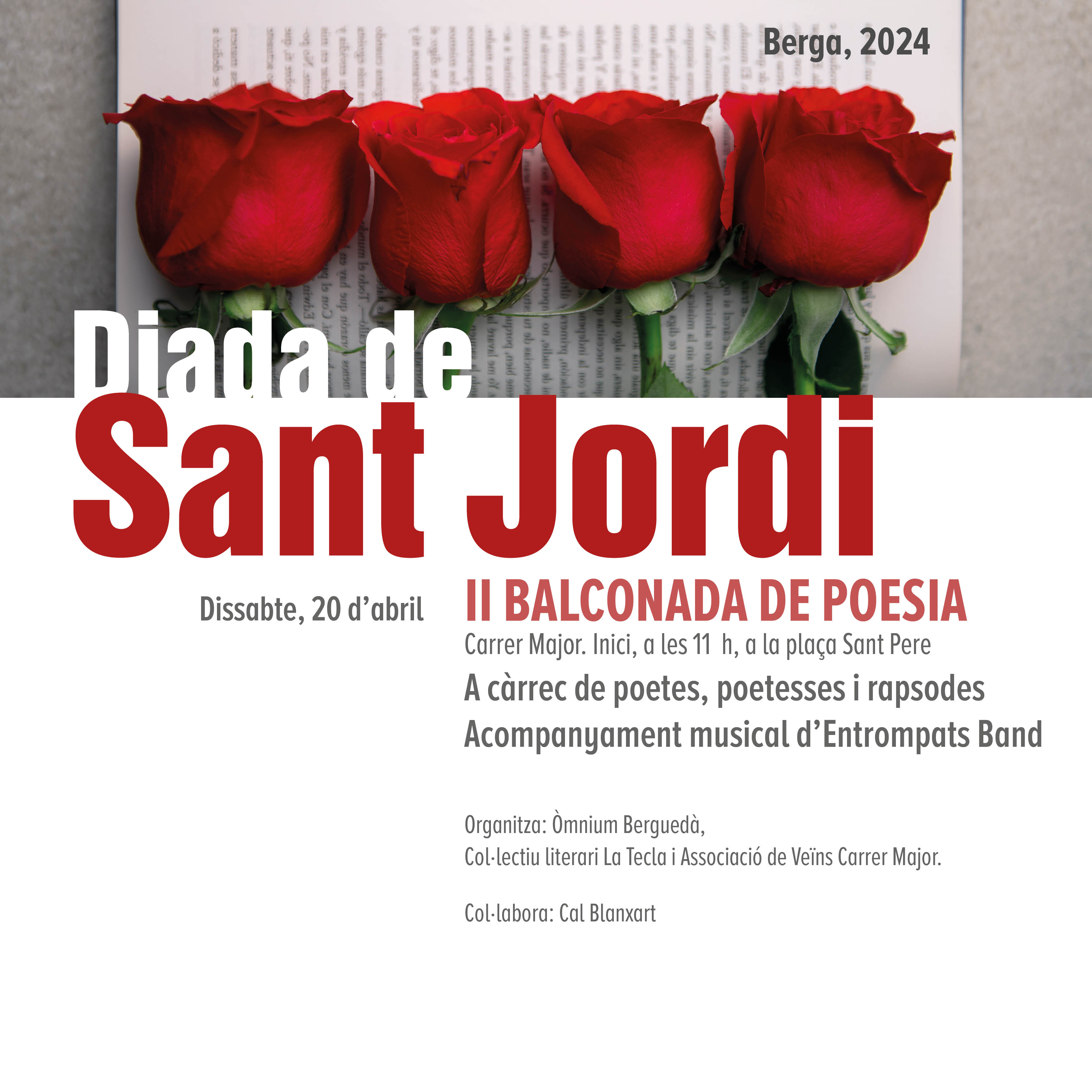 Diada de Sant Jordi: II Balconada de poesia