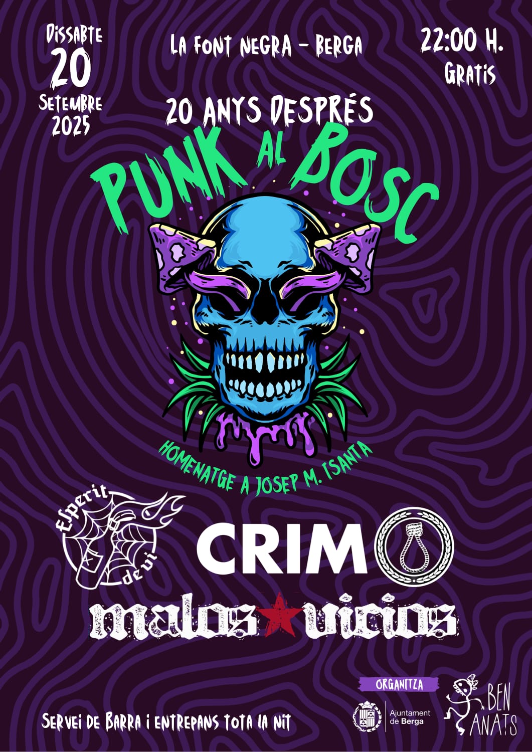 Festival musical: Punk al Bosc - Homenatge a Josep M. Isanta 