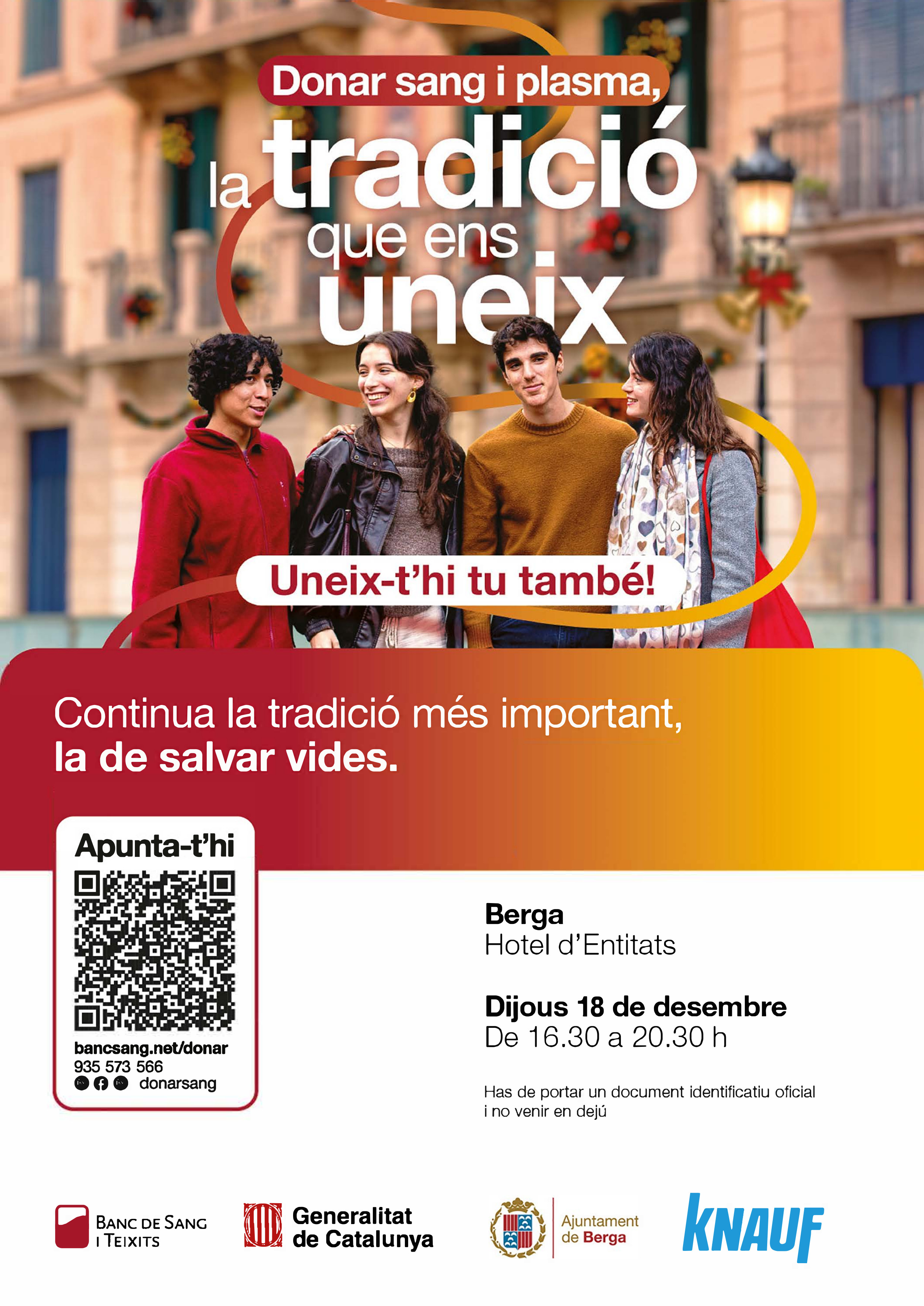 Donaci&oacute; de sang i plasma: 