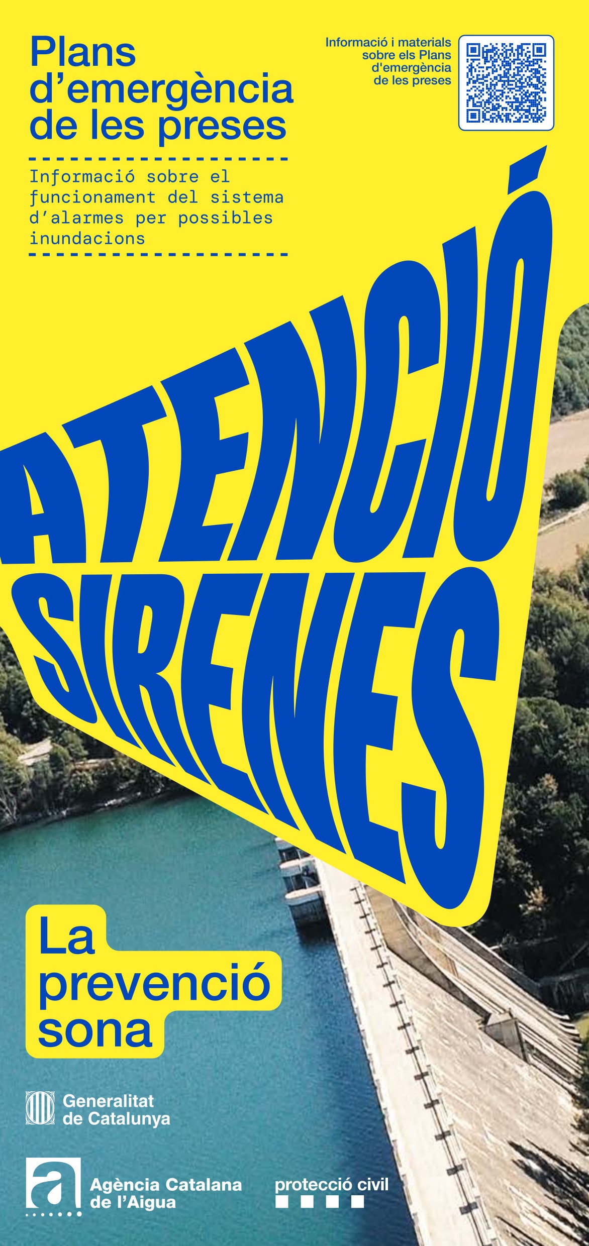 Prova del sistema d'alarmes de la presa de la Baells