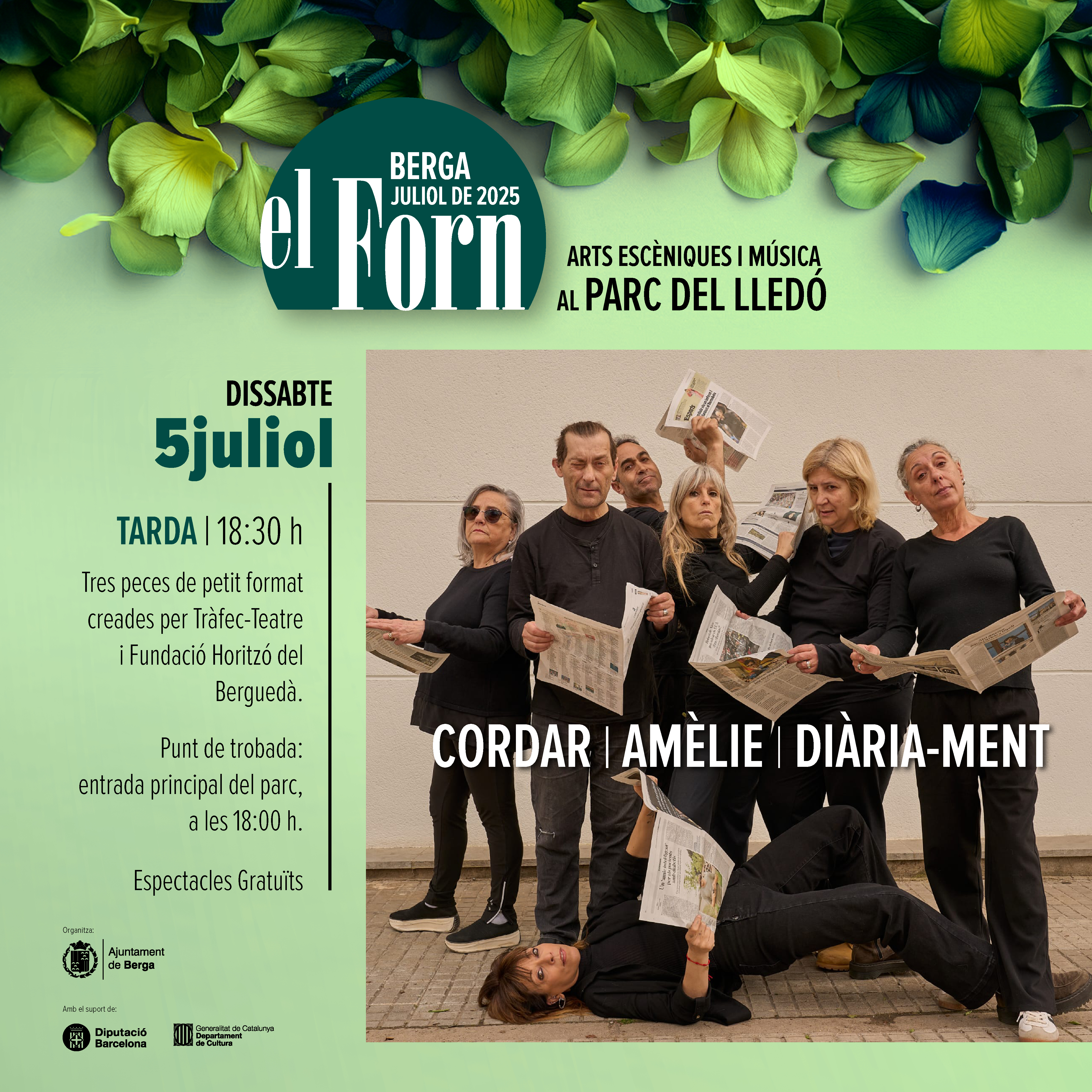 El Forn: Microteatre amb Tràfec Teatre i la Fundació Horitzó del Berguedà 