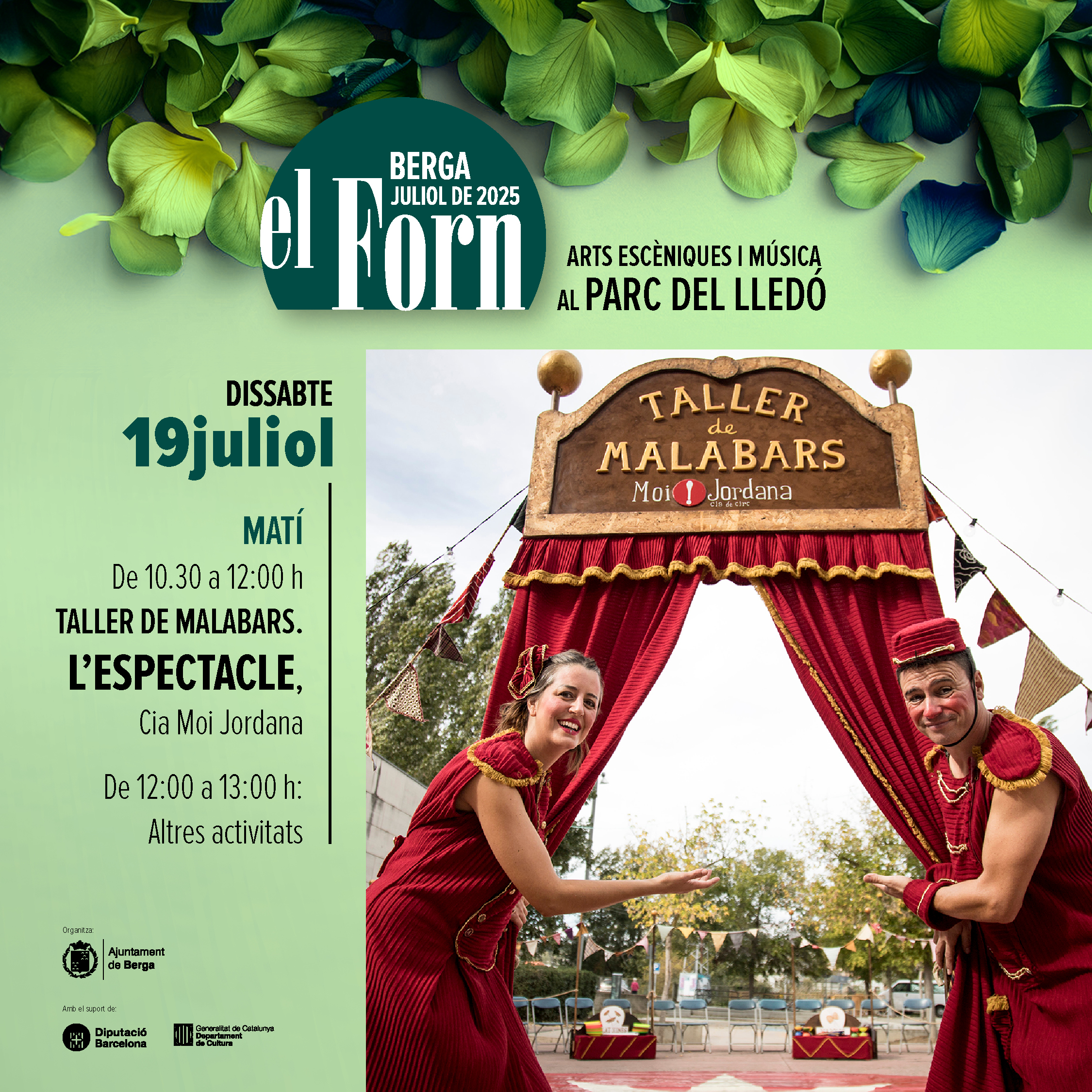 El Forn: "Taller de Malabars. L'espectacle" amb la Cia Moi Jordana