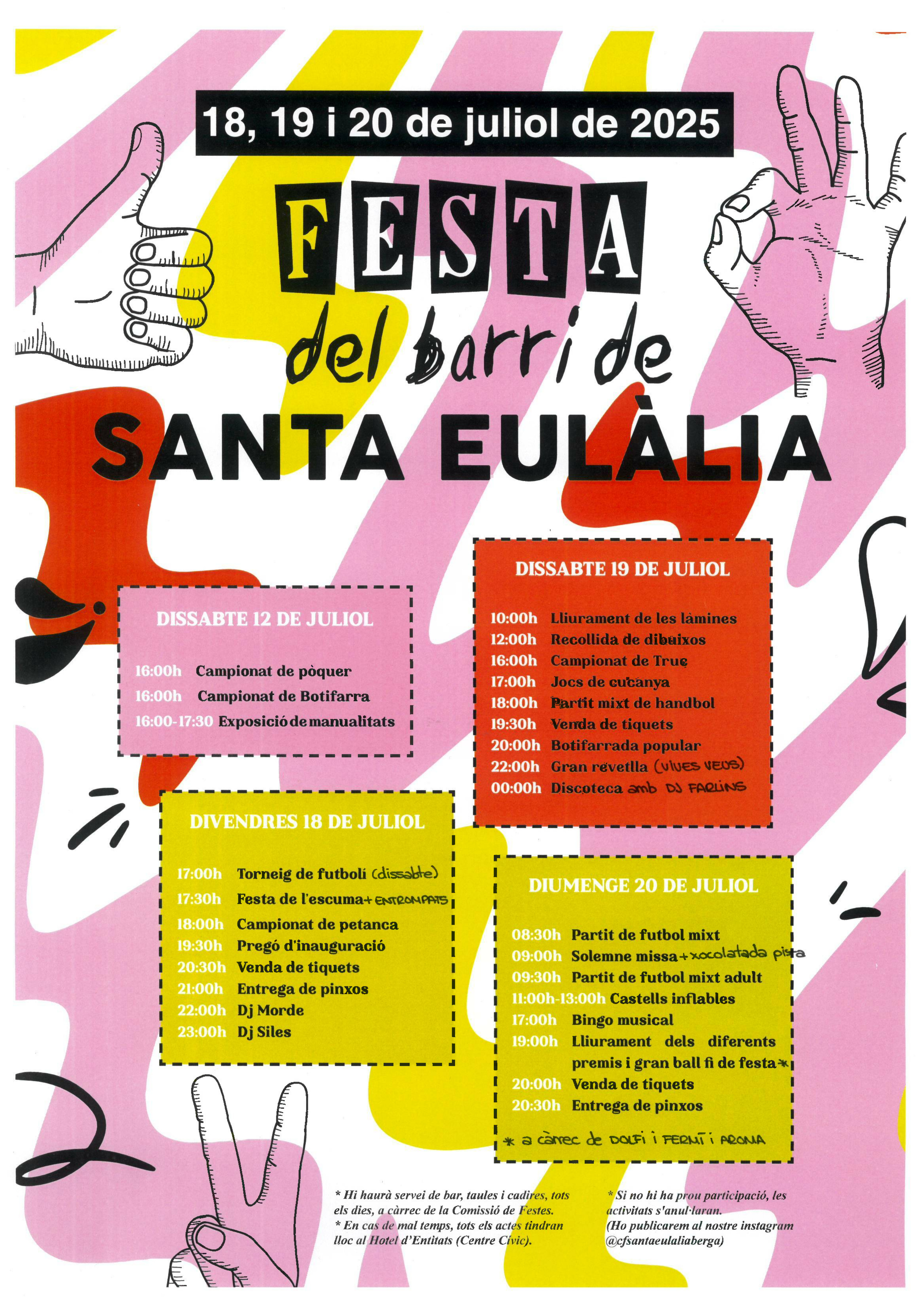 Festa del barri de Santa Eulàlia 