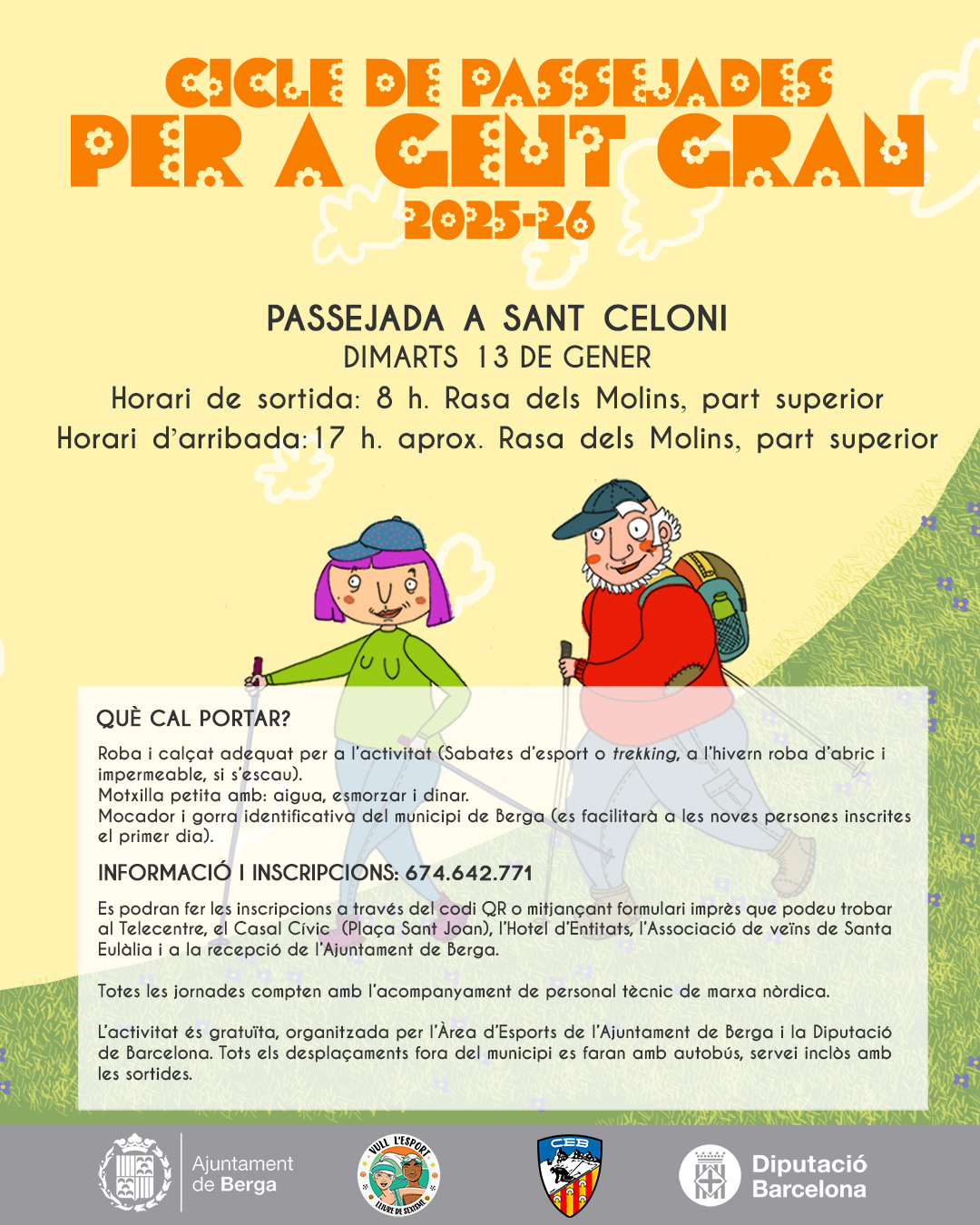 Cicle de passejades per a gent gran: Sant Celoni 