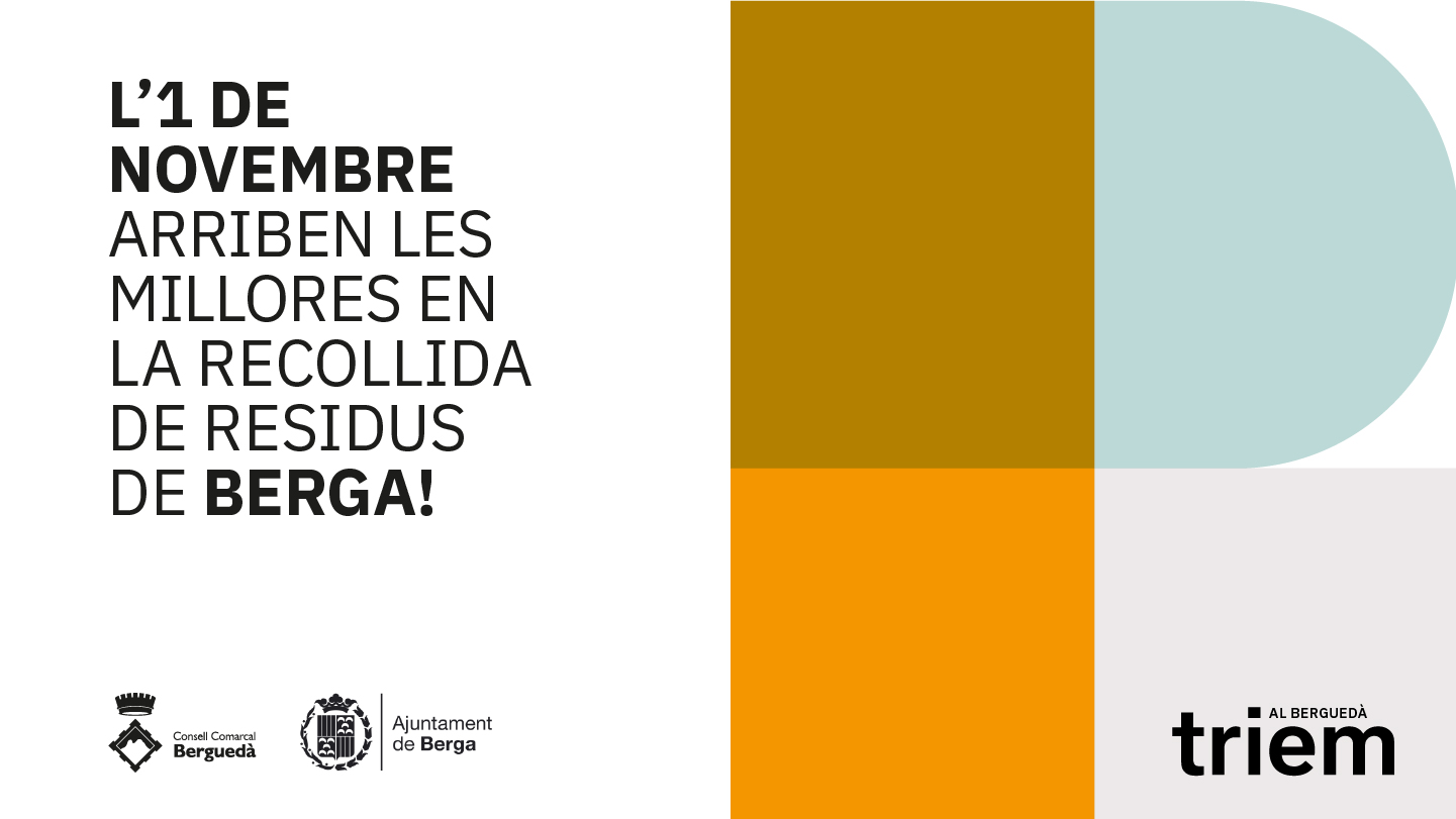 Novetats en la recollida de residus a Berga