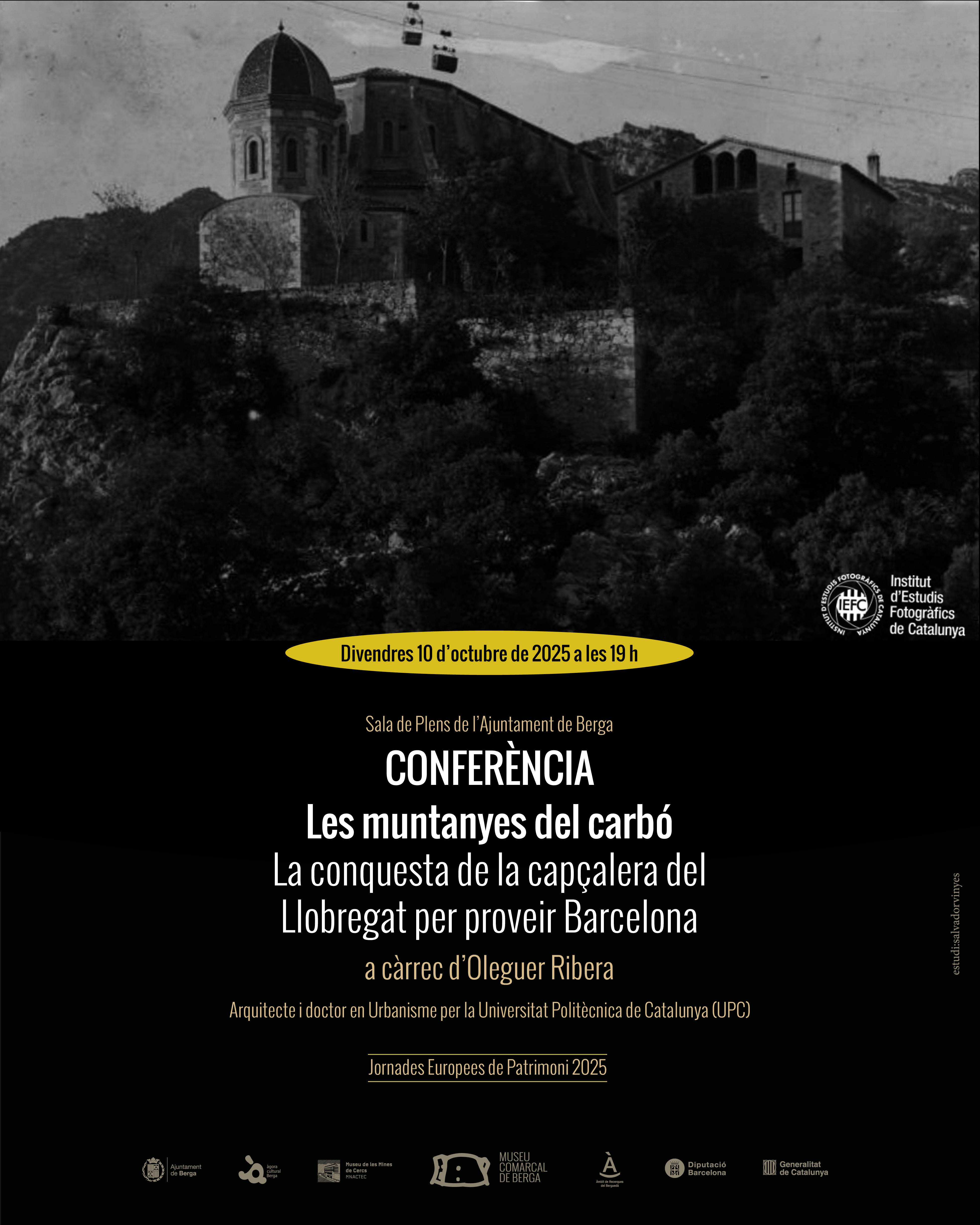 Conferència: ??Les muntanyes del carbó. La conquesta de la capçalera del Llobregat per proveir Barcelona?