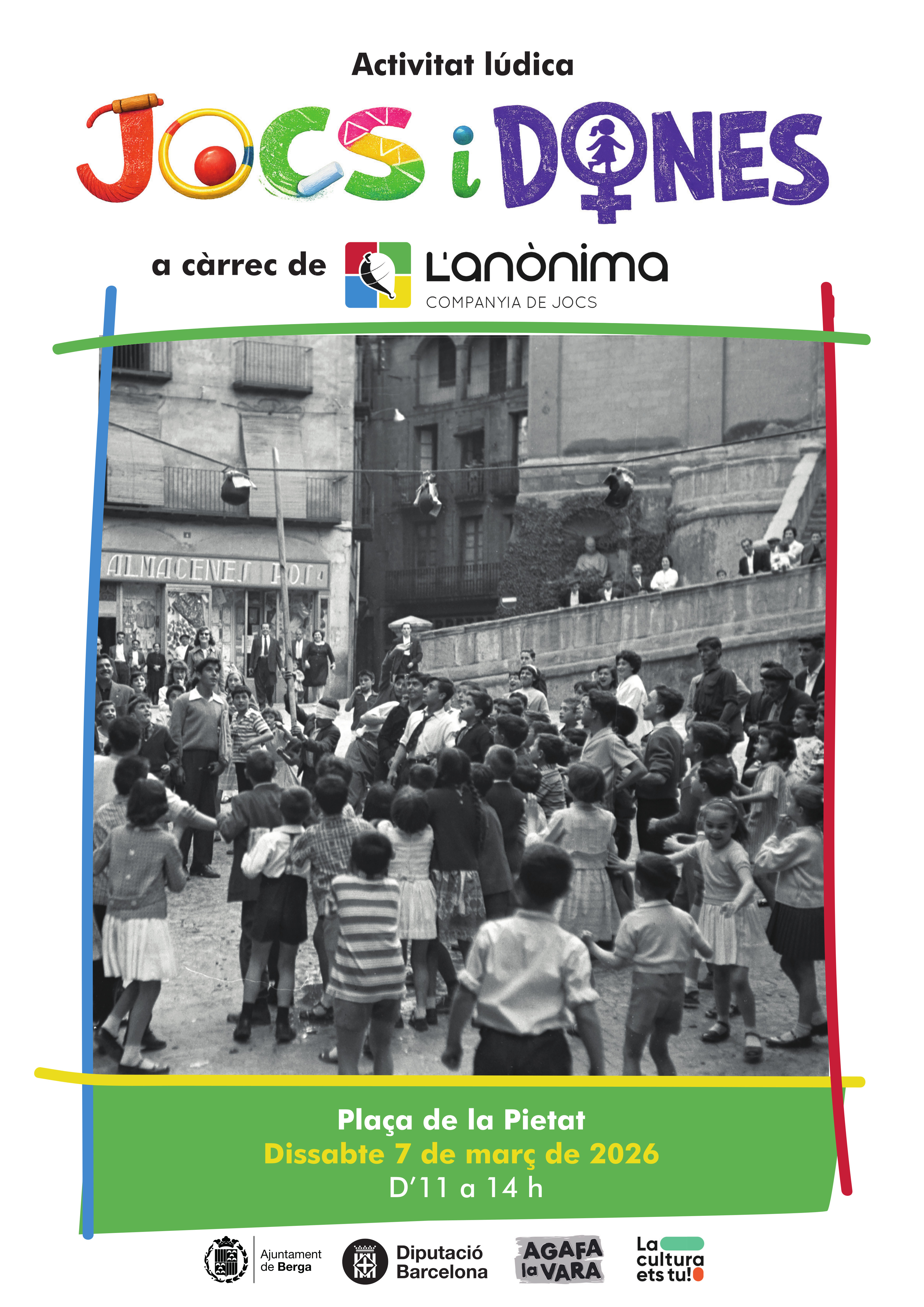 8M - Activitat l&uacute;dica: "Jocs i dones"