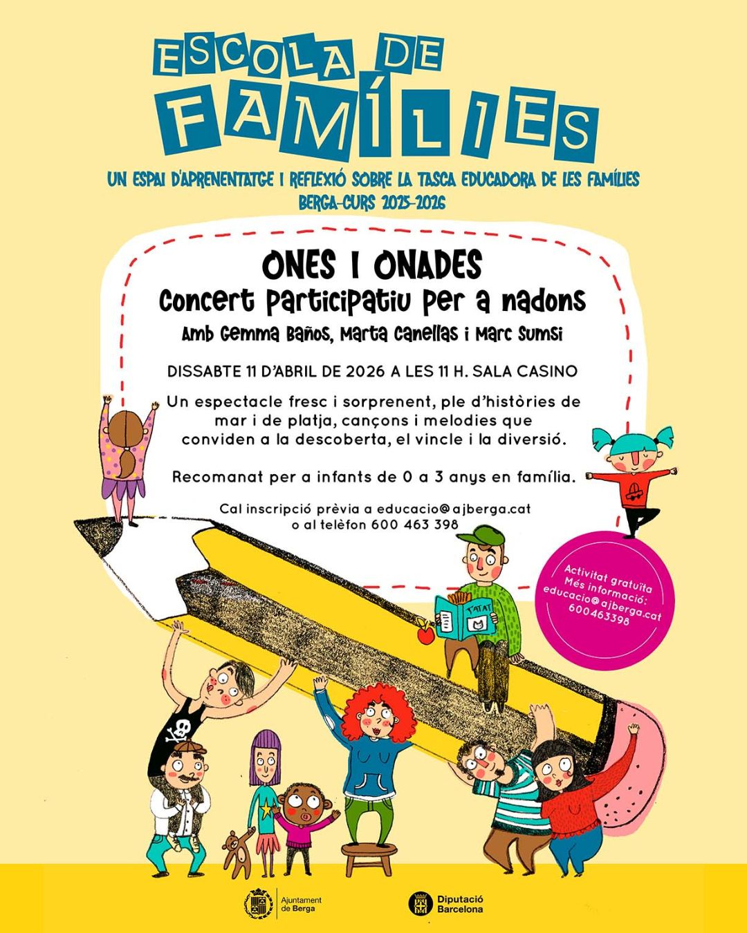 Escola de fam&iacute;lies: "Ones i onades"