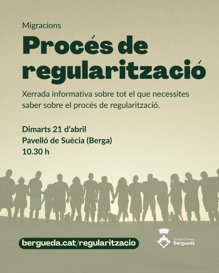 Xerrada informativa sobre el proc&eacute;s de regularitzaci&oacute; 