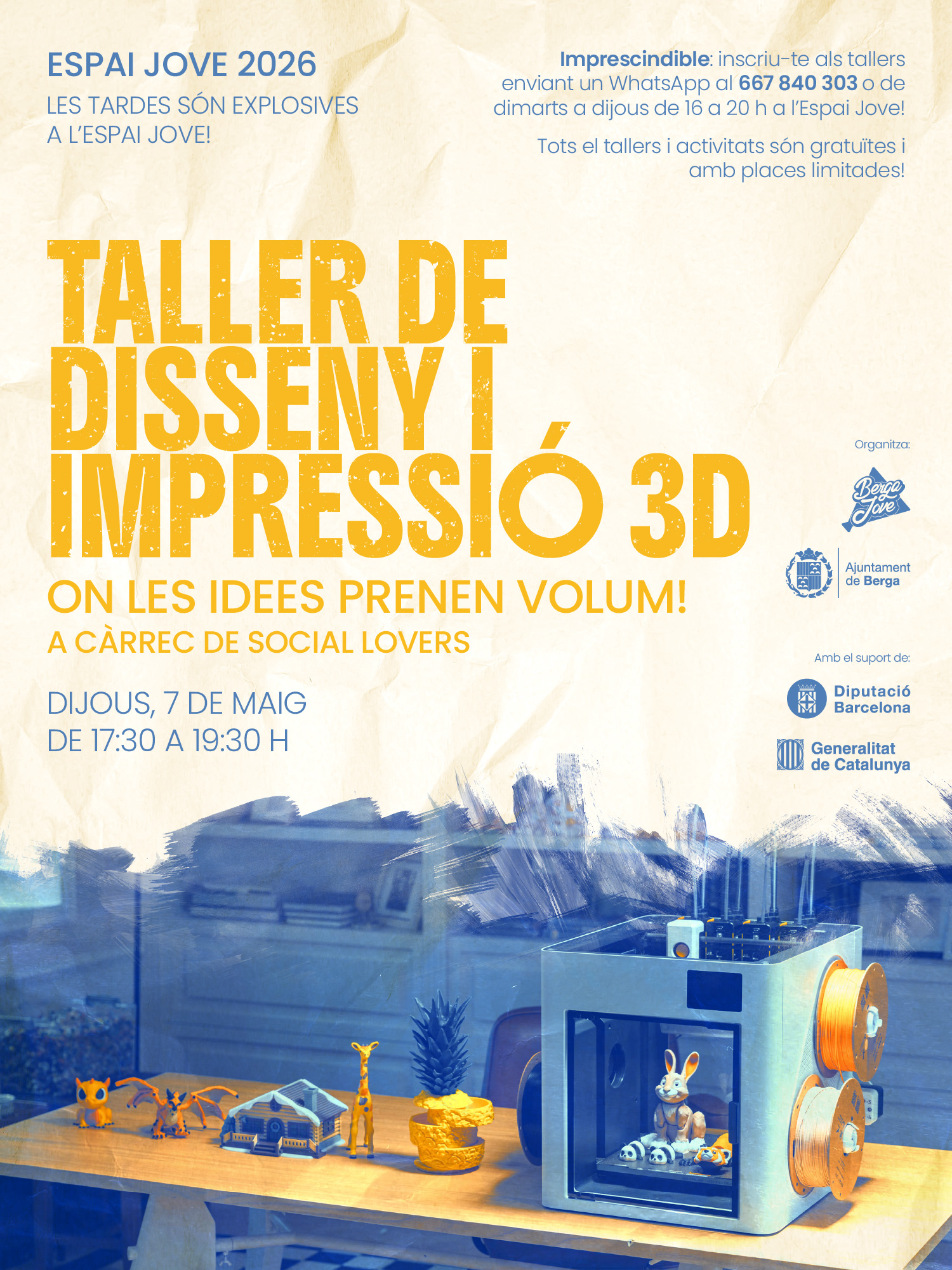 Taller de disseny i impressi&oacute; 3D