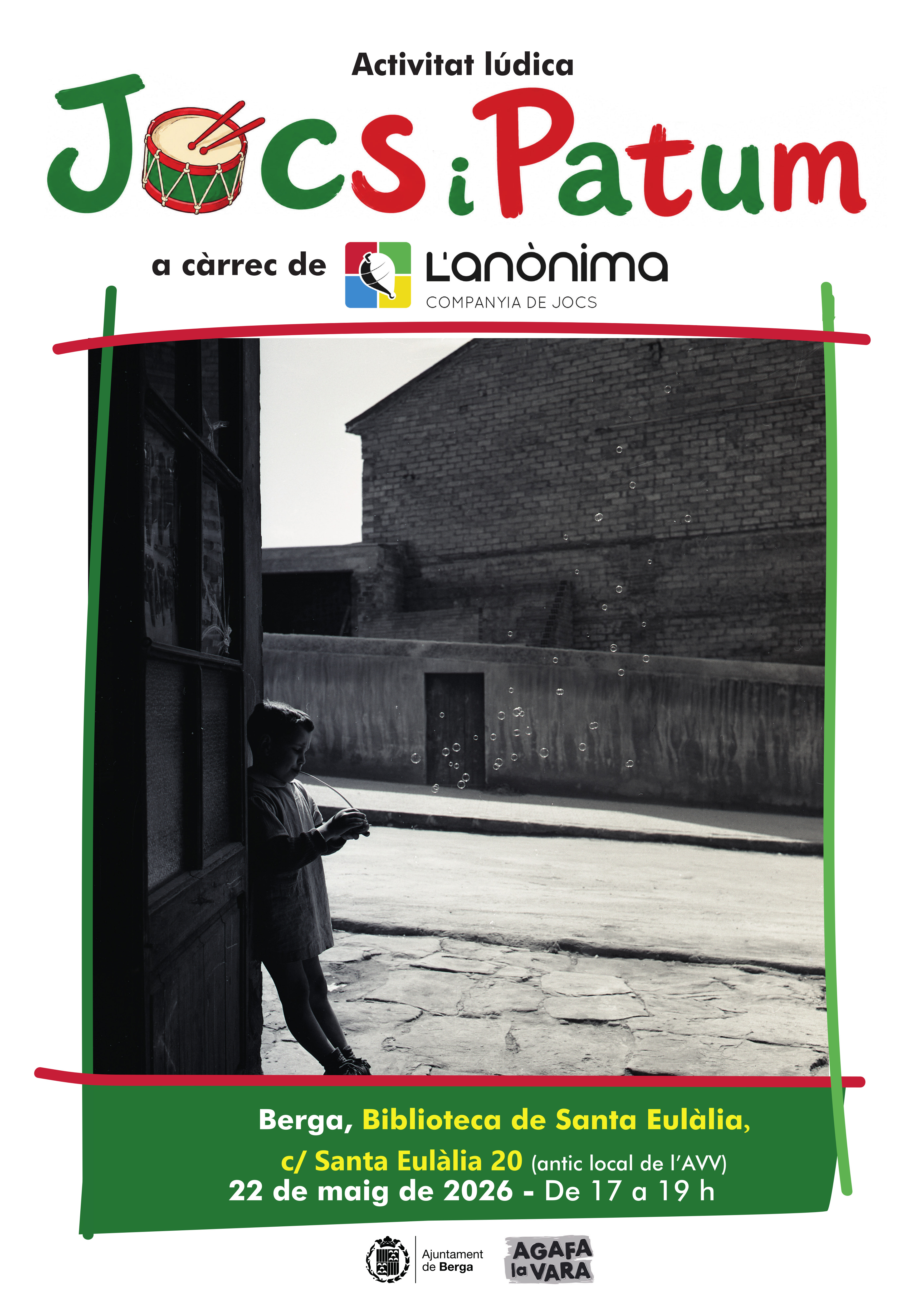 Activitat l&uacute;dica: Jocs i Patum 