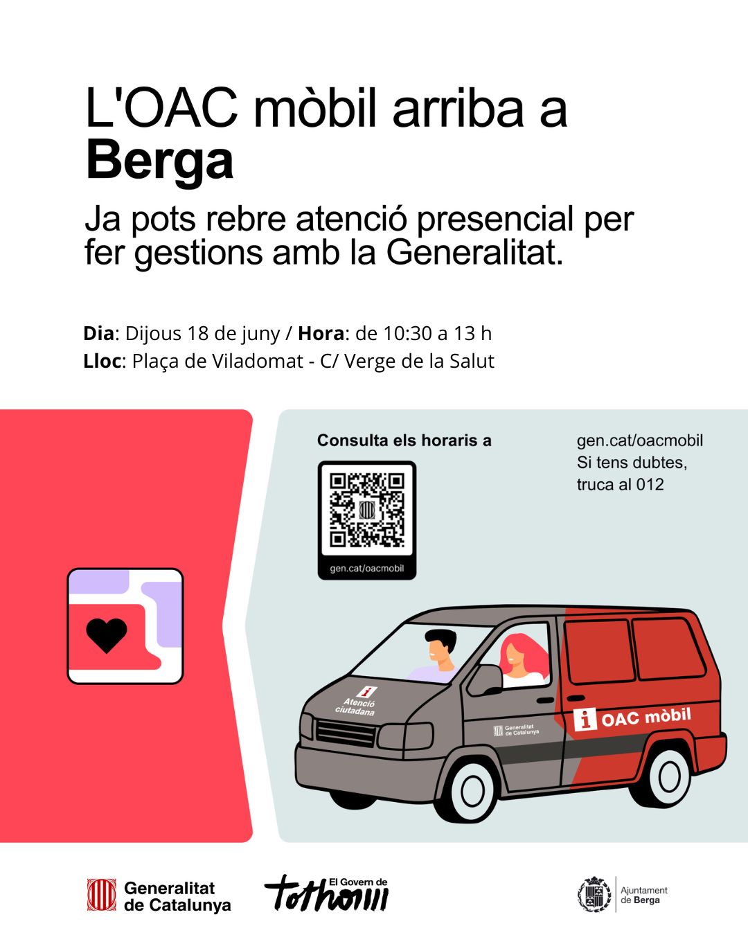 OAC m&ograve;bil de la Generalitat de Catalunya