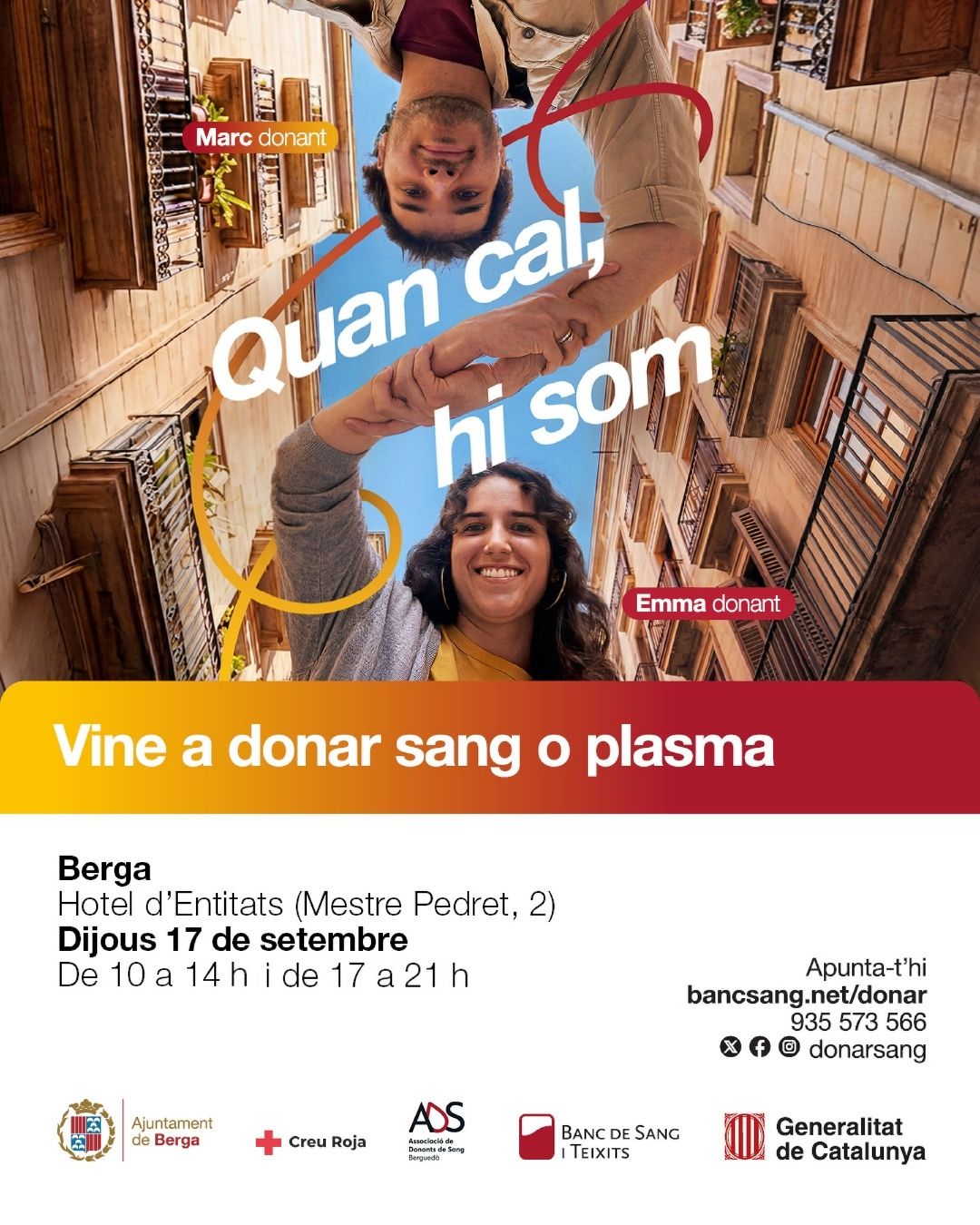 Donaci&oacute; de sang i plasma: 