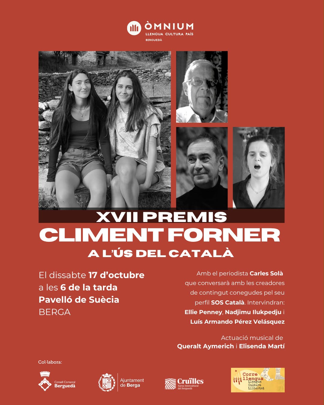 XVII Premis Climent Forner a l'&uacute;s del catal&agrave;