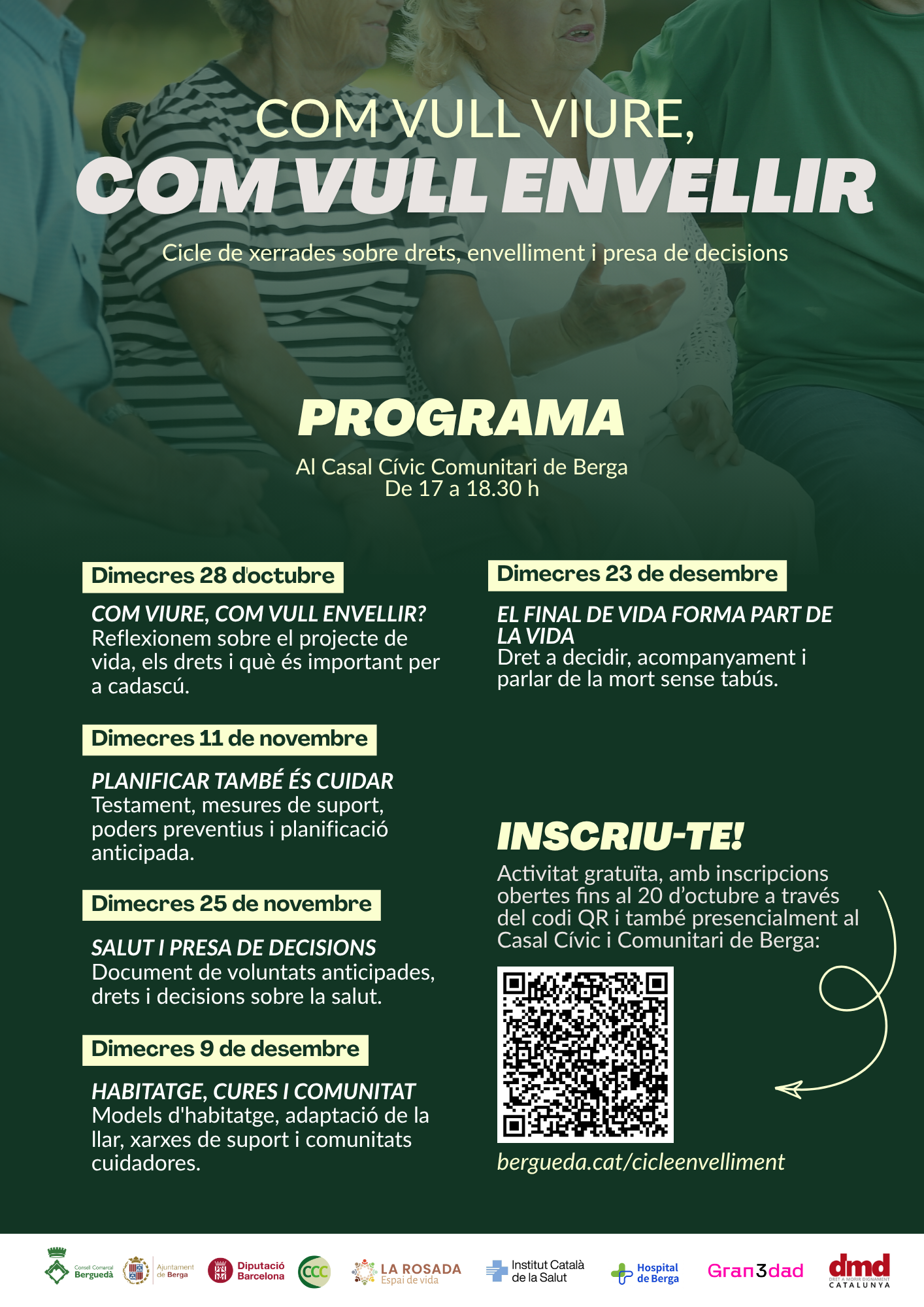 Confer&egrave;ncia: "Com vull viure, com vull envellir?"