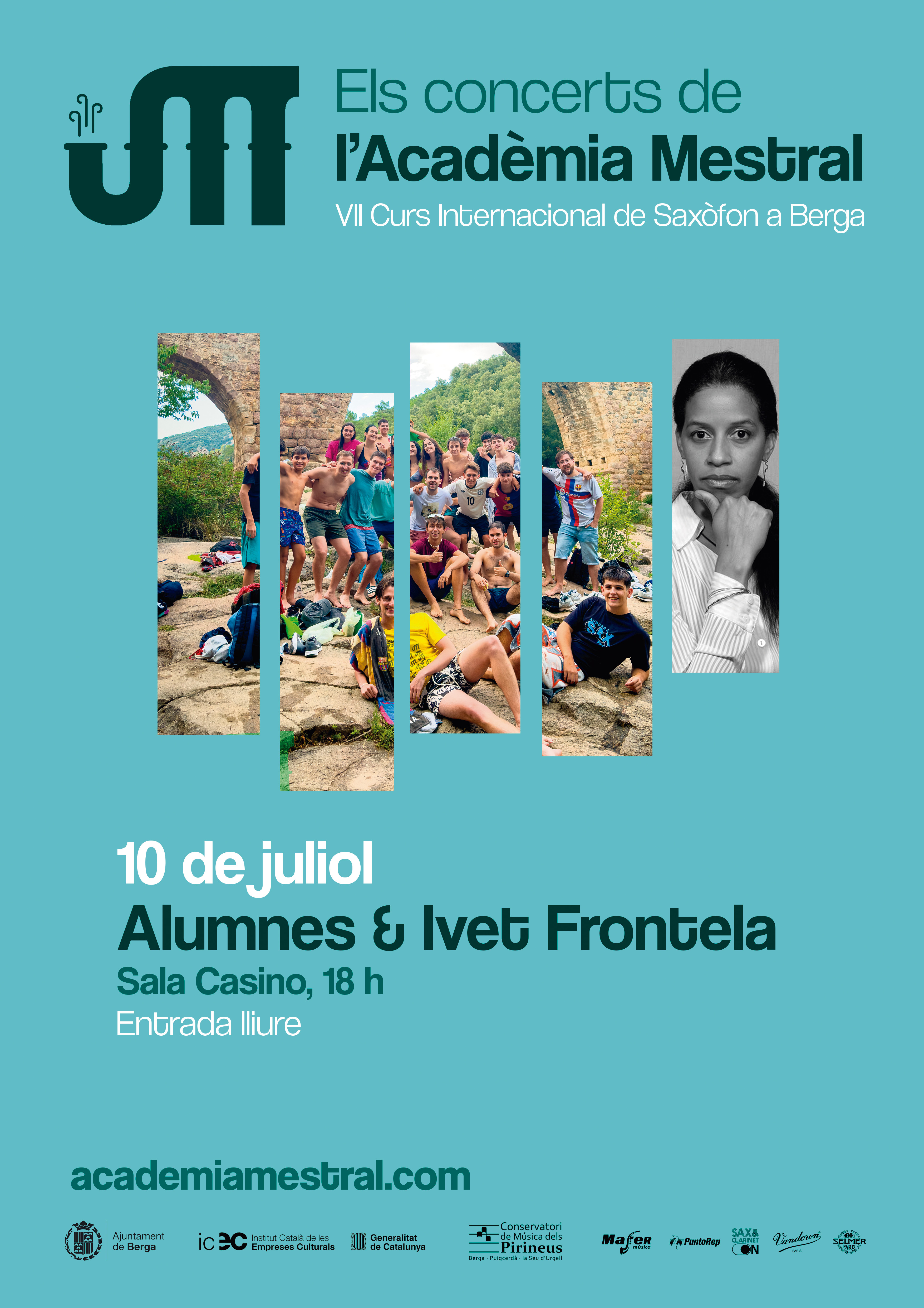 Concert de l'alumnat de l'Acad&egrave;mia Mestral amb Ivet Frontela 