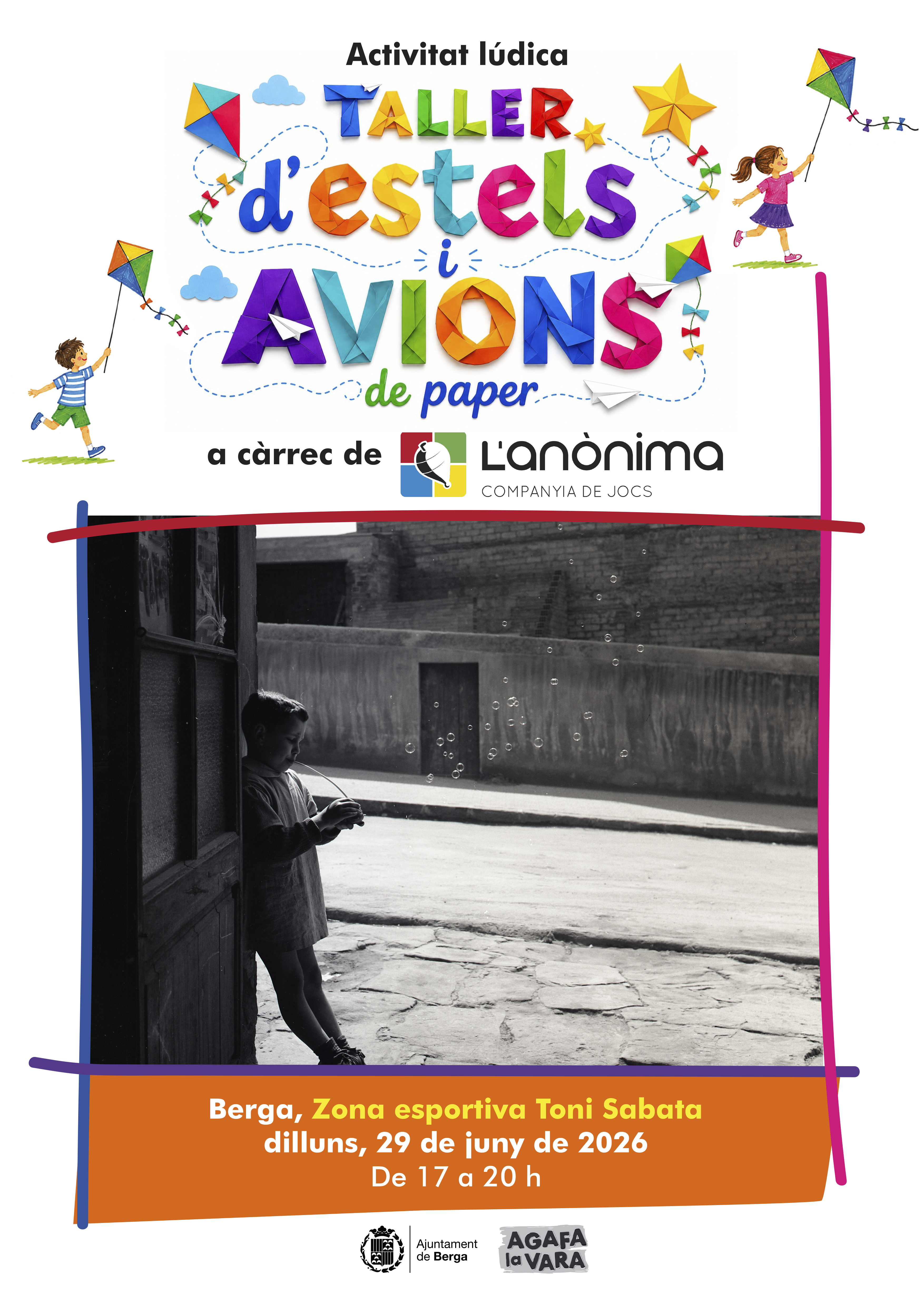 Activitat l&uacute;dica: Taller d'estels i avions de paper