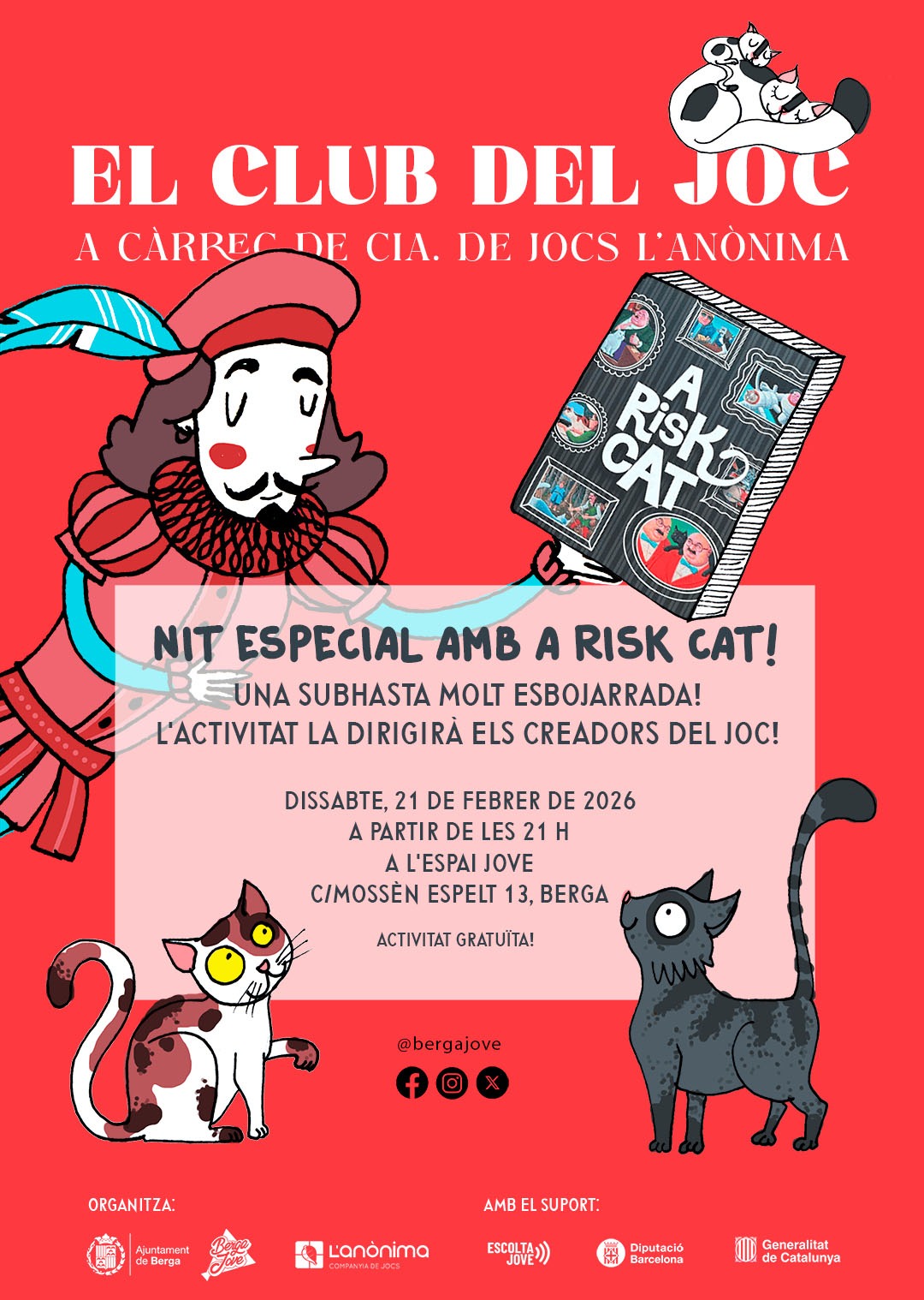 Club del Joc: sessi&oacute; especial A RISK CAT