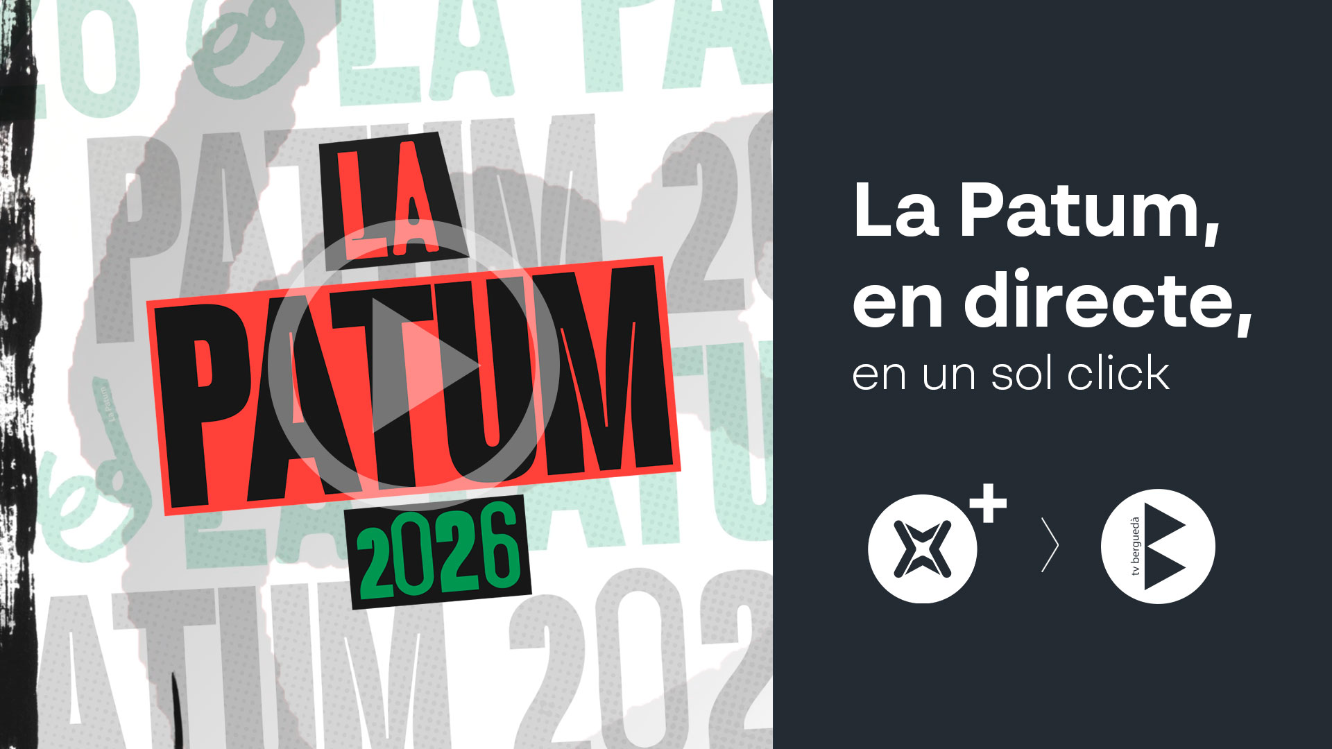 La Patum en directe, en un sol click!