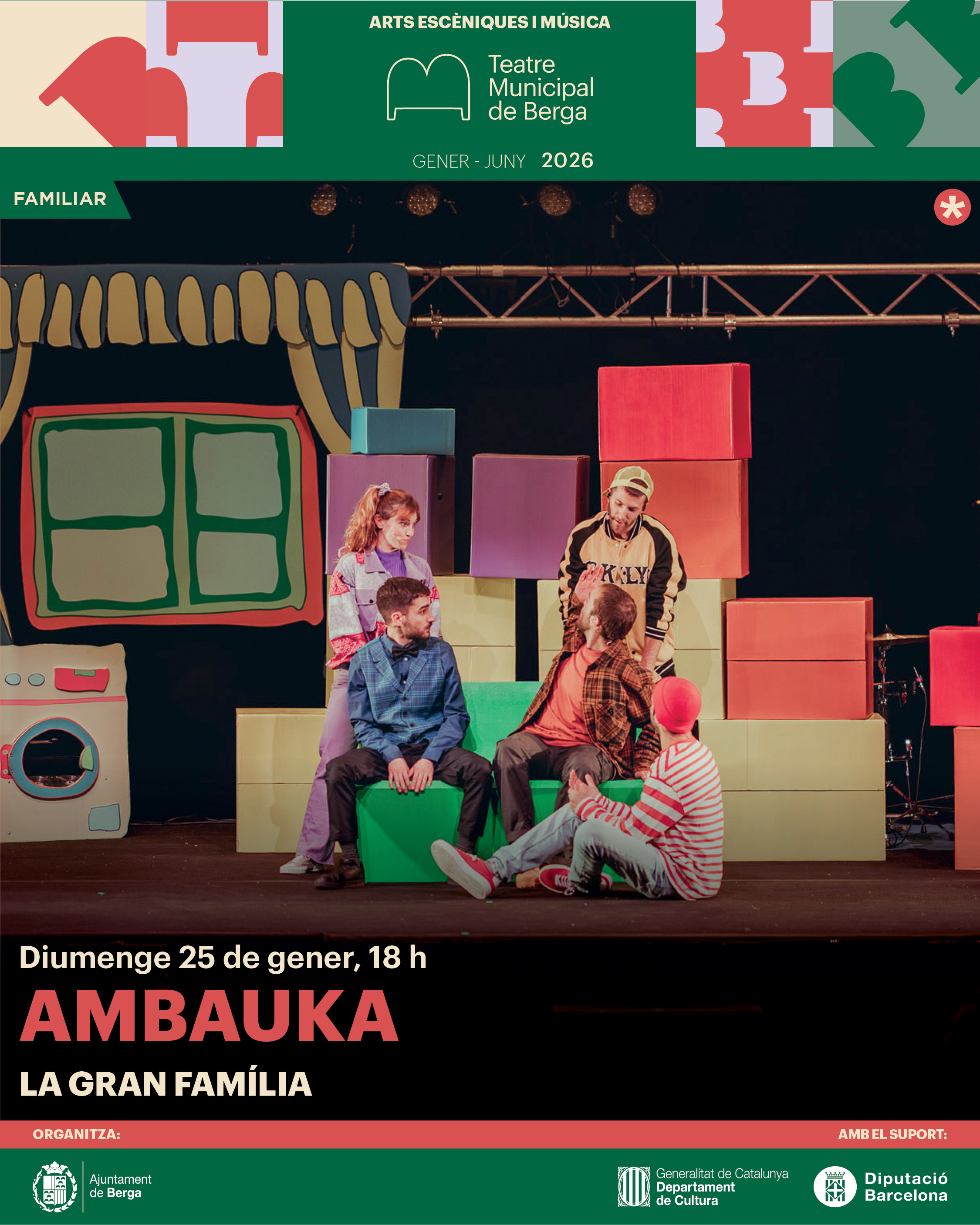 Espectacle familiar: "La gran fam&iacute;lia" amb Ambauka