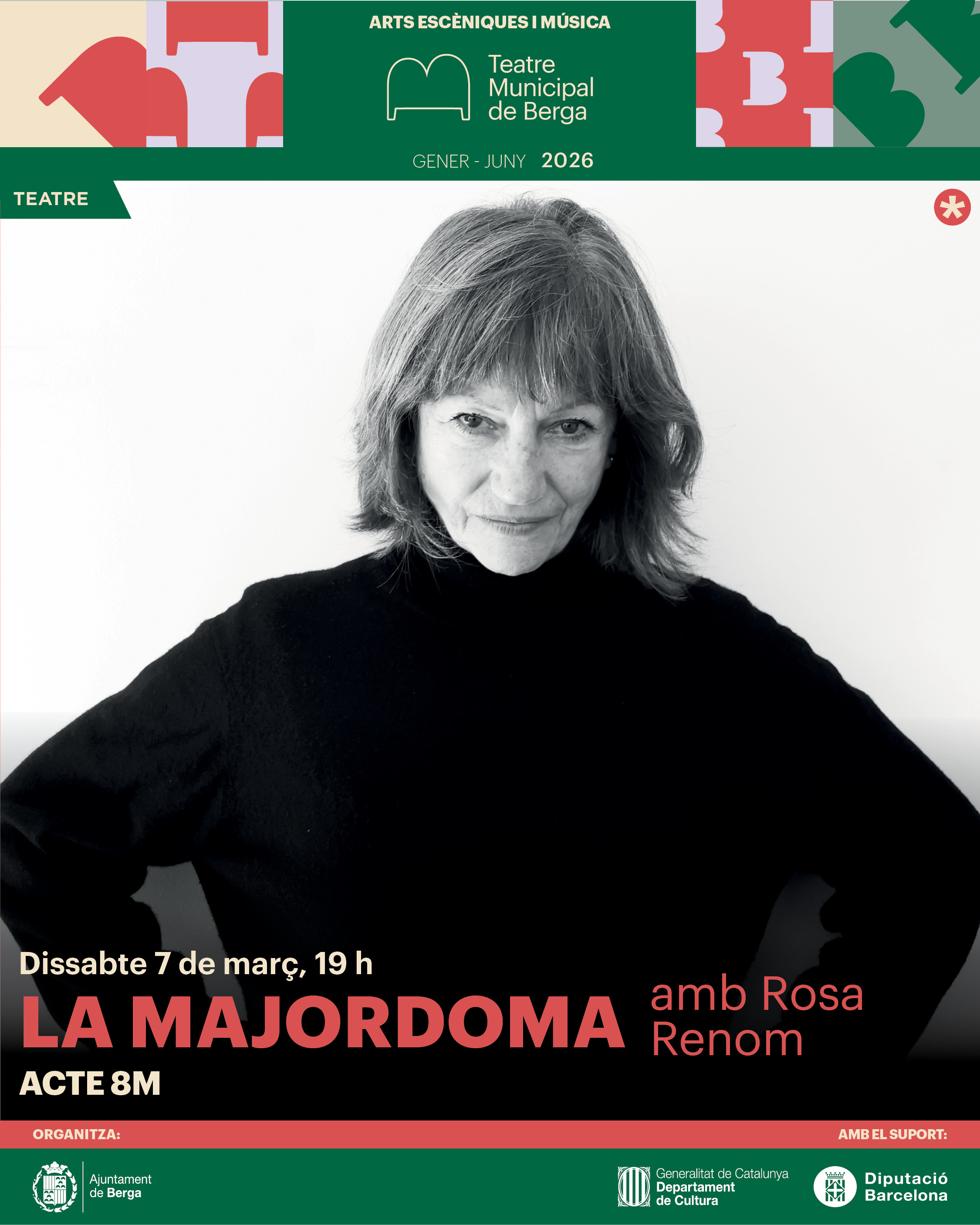 Teatre: "La majordoma" amb Rosa Renom