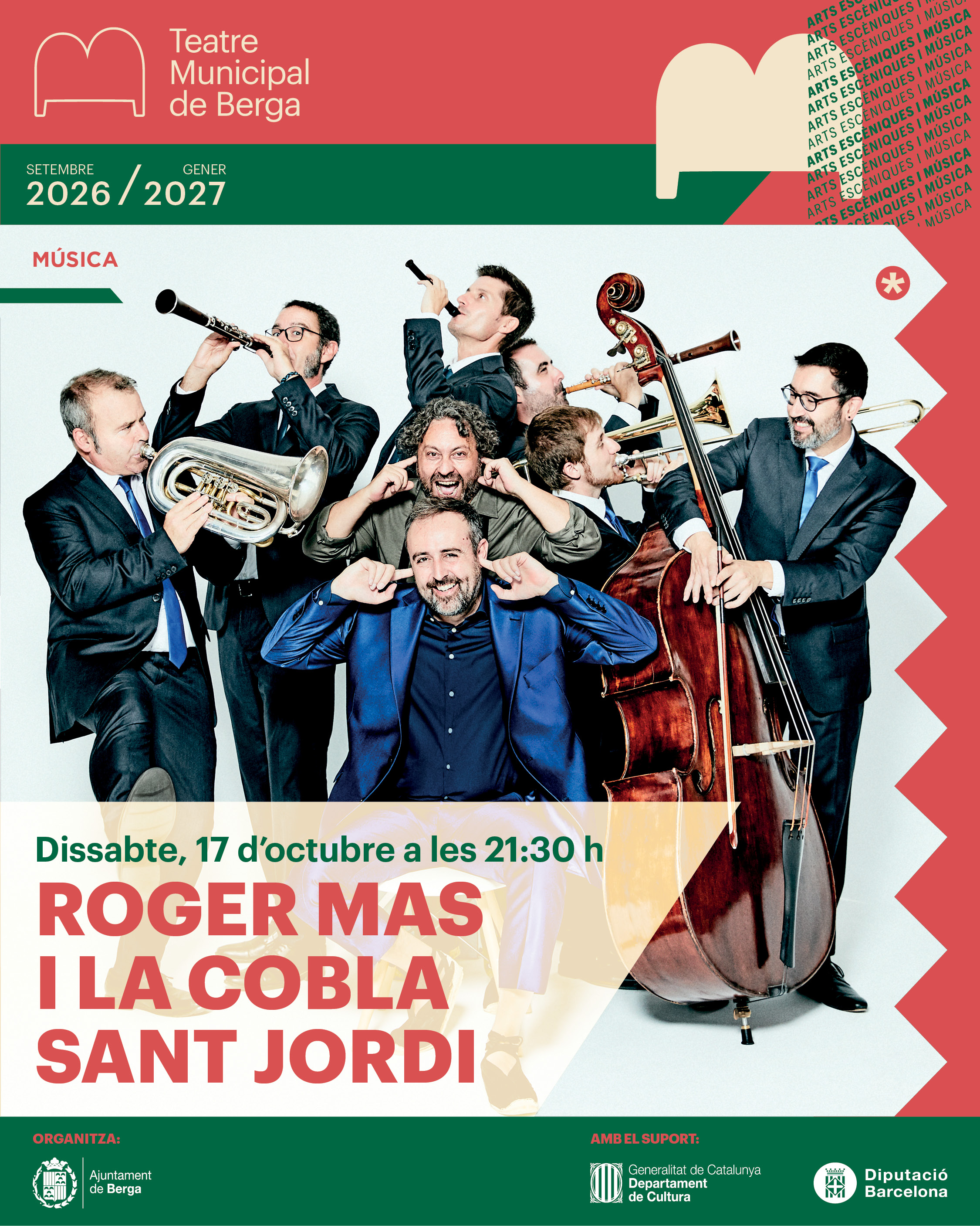 Concert: Roger Mas i la Cobla Sant Jordi