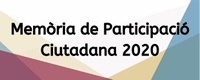 Memòria de Participació ciutadana 2020