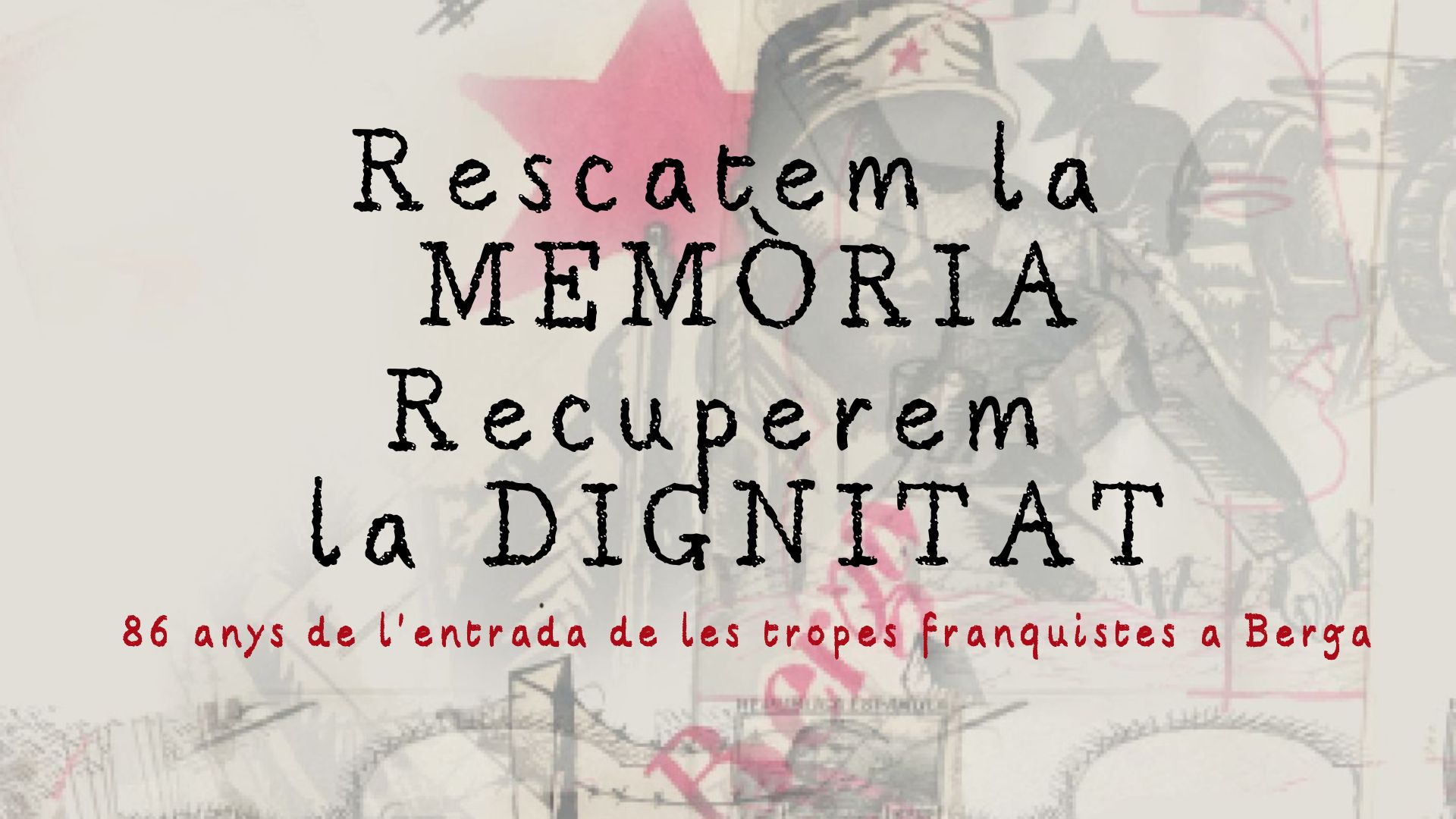 Berga recorda el 86è aniversari de l'entrada de l'exèrcit franquista amb propostes culturals de memòria històrica