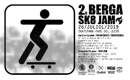 Berga organitza una nova edició del taller d'estiu d'skate que finalitzarà amb una trobada d'skaters al Parc del Lledó