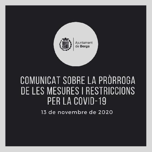 La programació cultural dels pròxims dies es cancel·la per la pròrroga de les restriccions per frenar la Covid-19