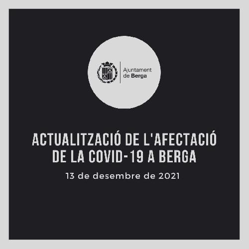 Comunicat sobre la incidència de la Covid-19 a Berga (13/12/21)