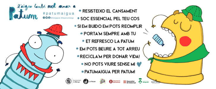 Berga distribuirà 20.000 ampolles d'aigua durant La Patum i incentivarà el reciclatge dels envasos de la Patumaigua