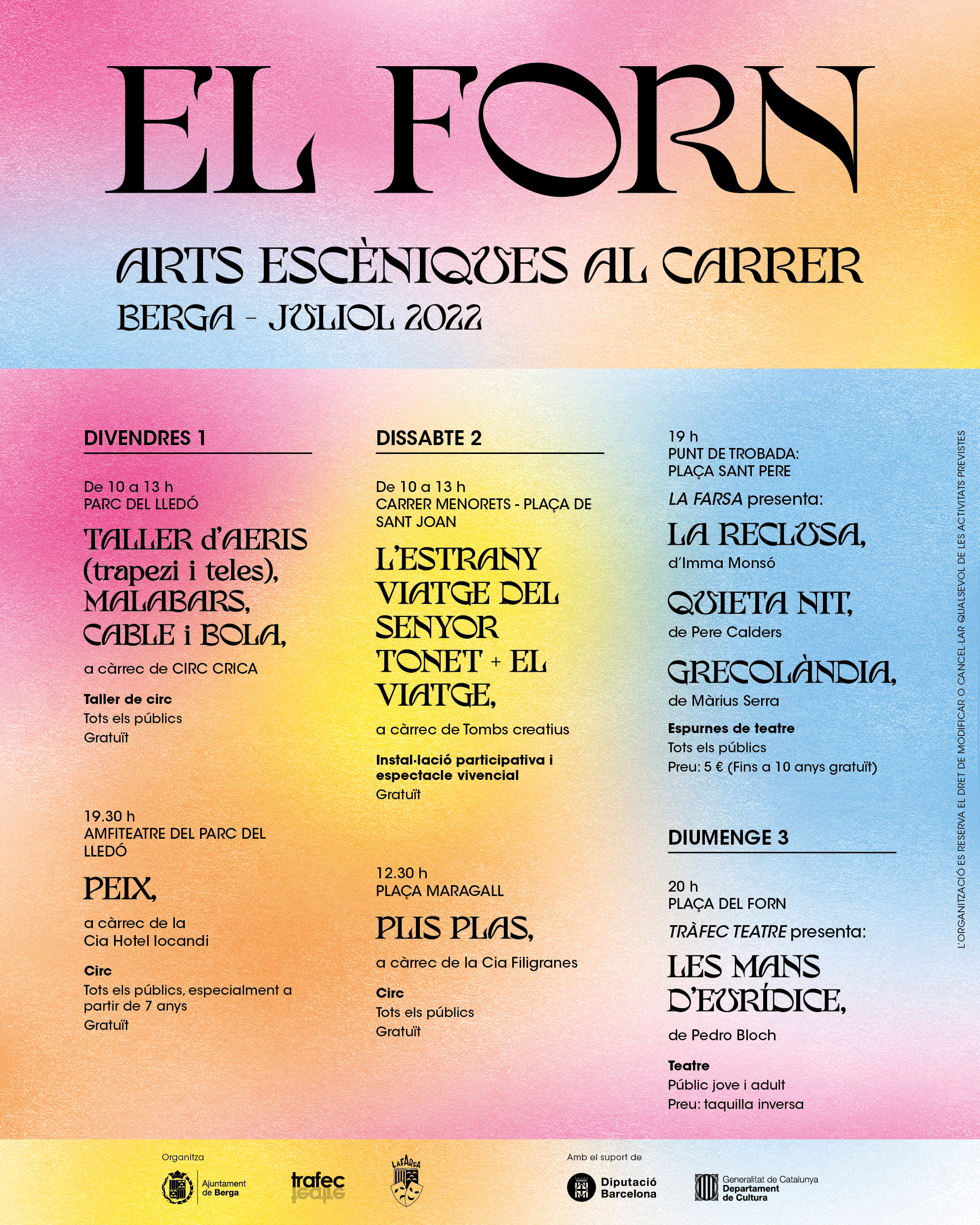 El Forn 2022 - Mostra d'estiu d'arts escèniques