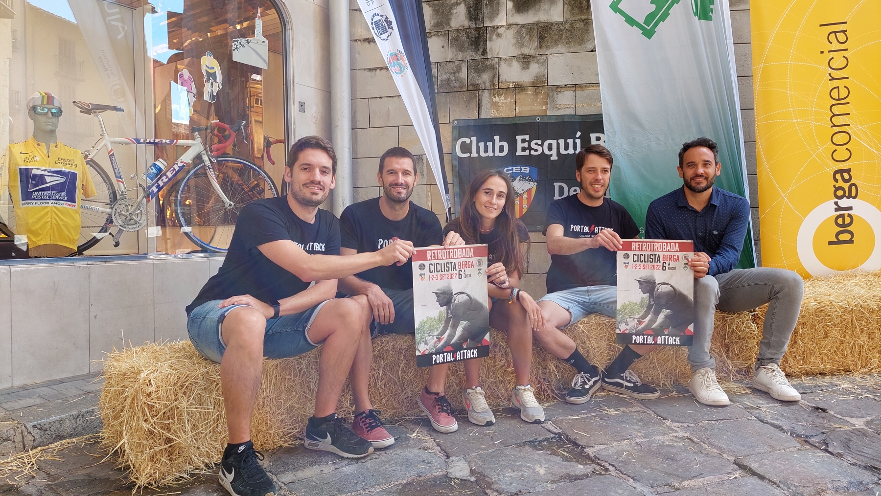 Berga celebra la 6a edició de la Retrotrobada ciclista incorporant activitats, novetats i sorpreses en la Portal Attack  