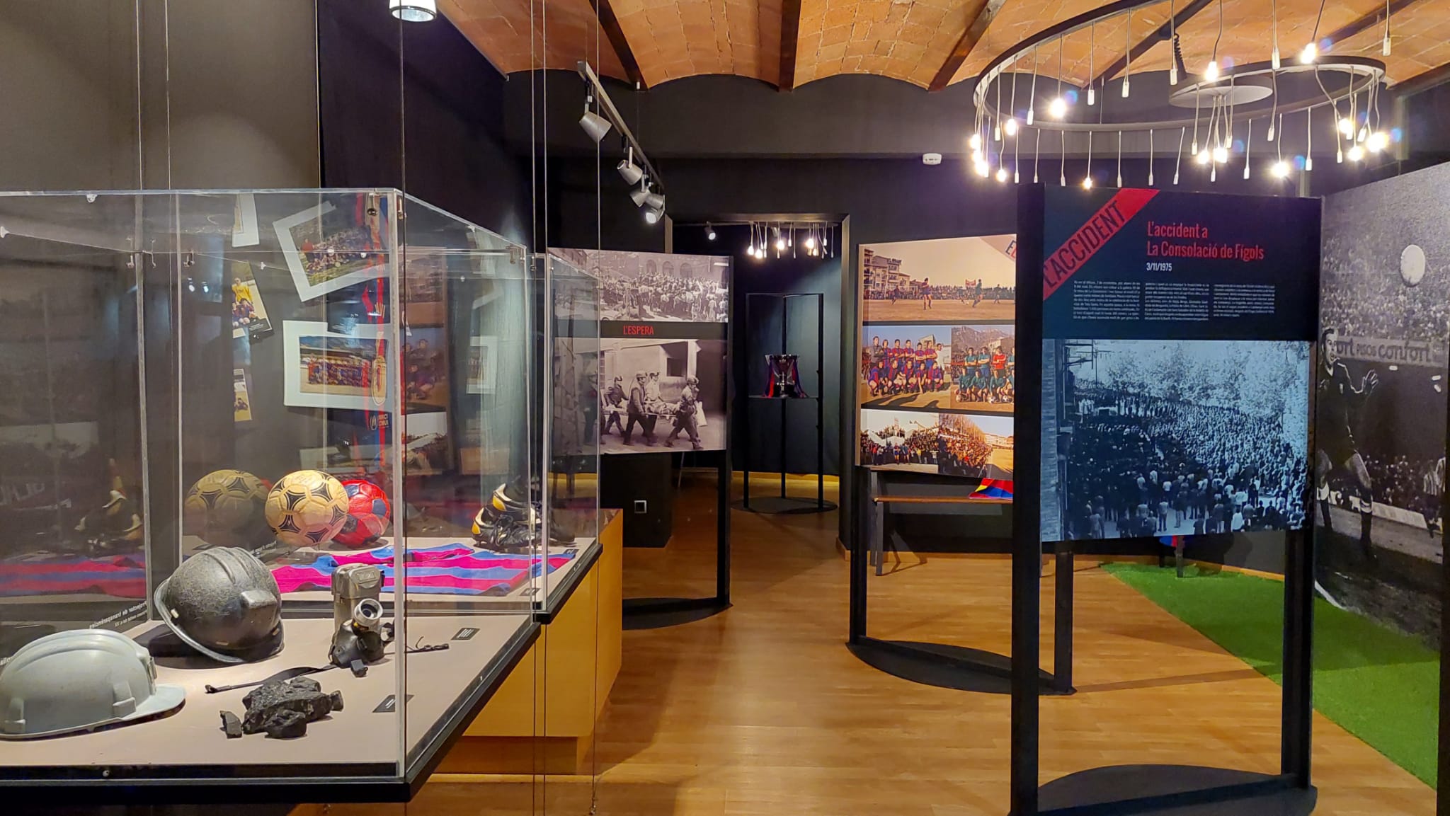 Exposició 'Berga i el Barça', al Museu Comarcal de Berga