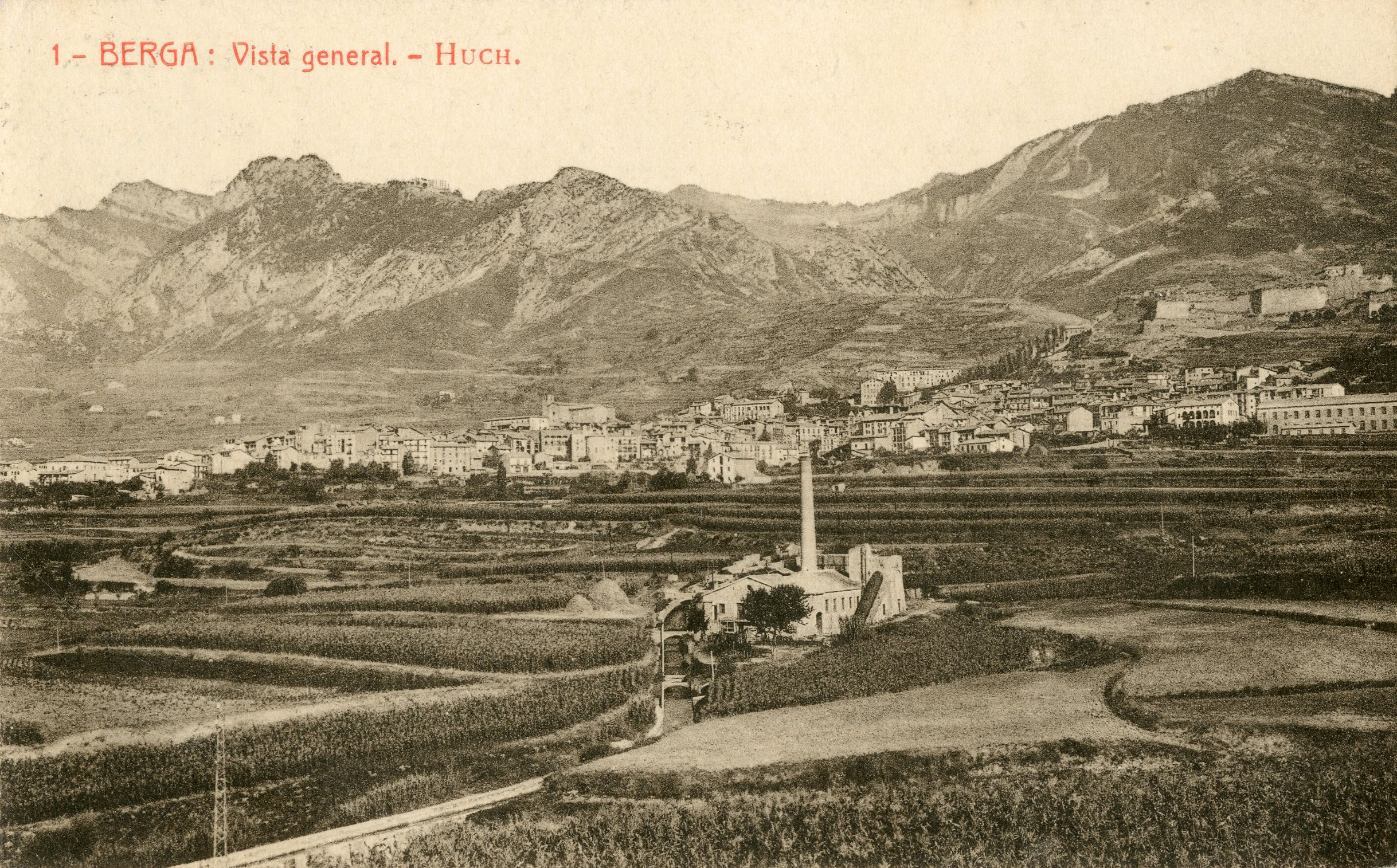 L'Ajuntament de Berga edita un calendari de sobretaula amb postals dels anys vint i trenta de Jaume Huch Guixer