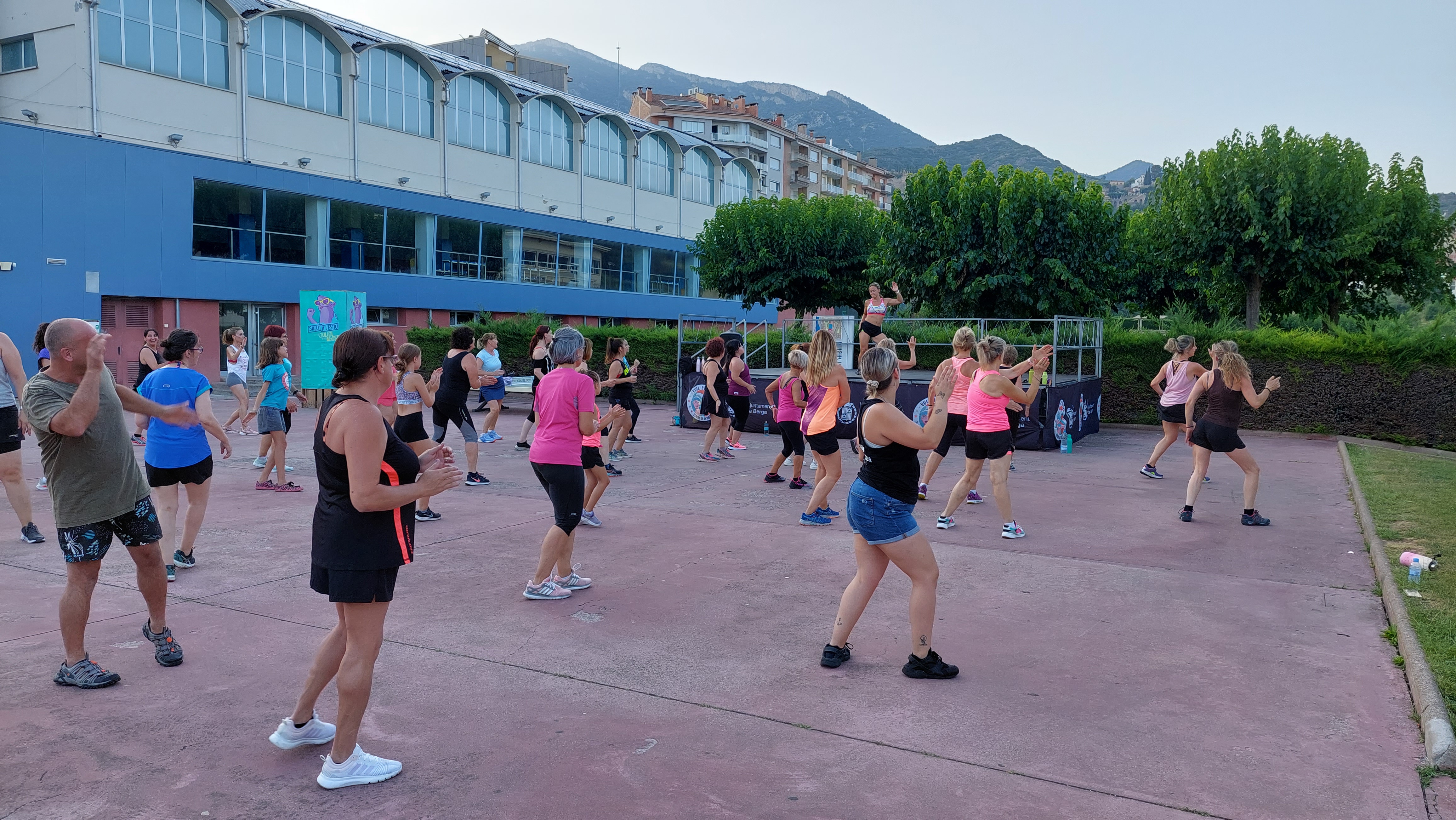 Berga omple l'estiu d'activitats lúdiques i esportives per promoure la salut i l'activitat física