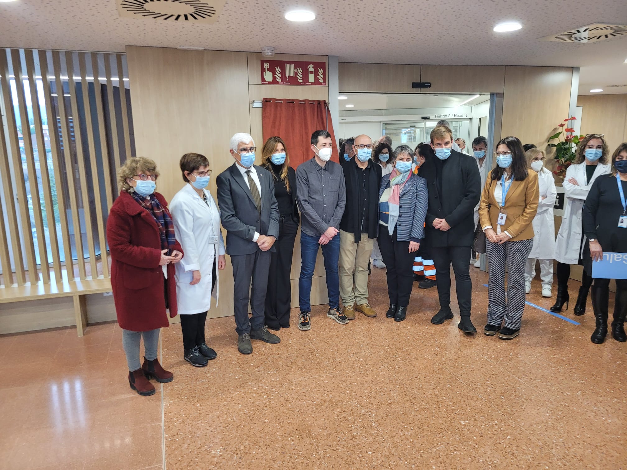 Acte d'inauguració de les noves urgències de l'Hospital de Berga 