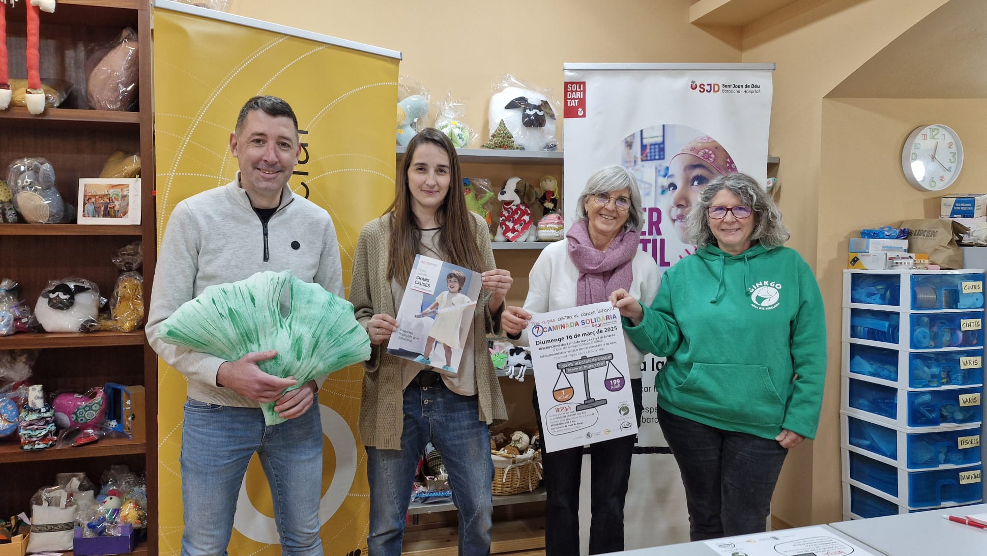 Berga promou la investigació del càncer infantil amb 7a la caminada solidària de Ginkgo que es farà el 16 de març  